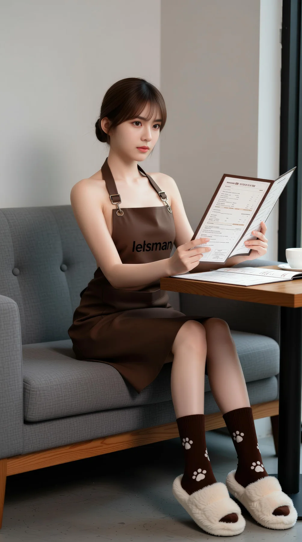 AIG  No.121 奶盖布丁luna 咖啡店爆乳美女店员 - 67