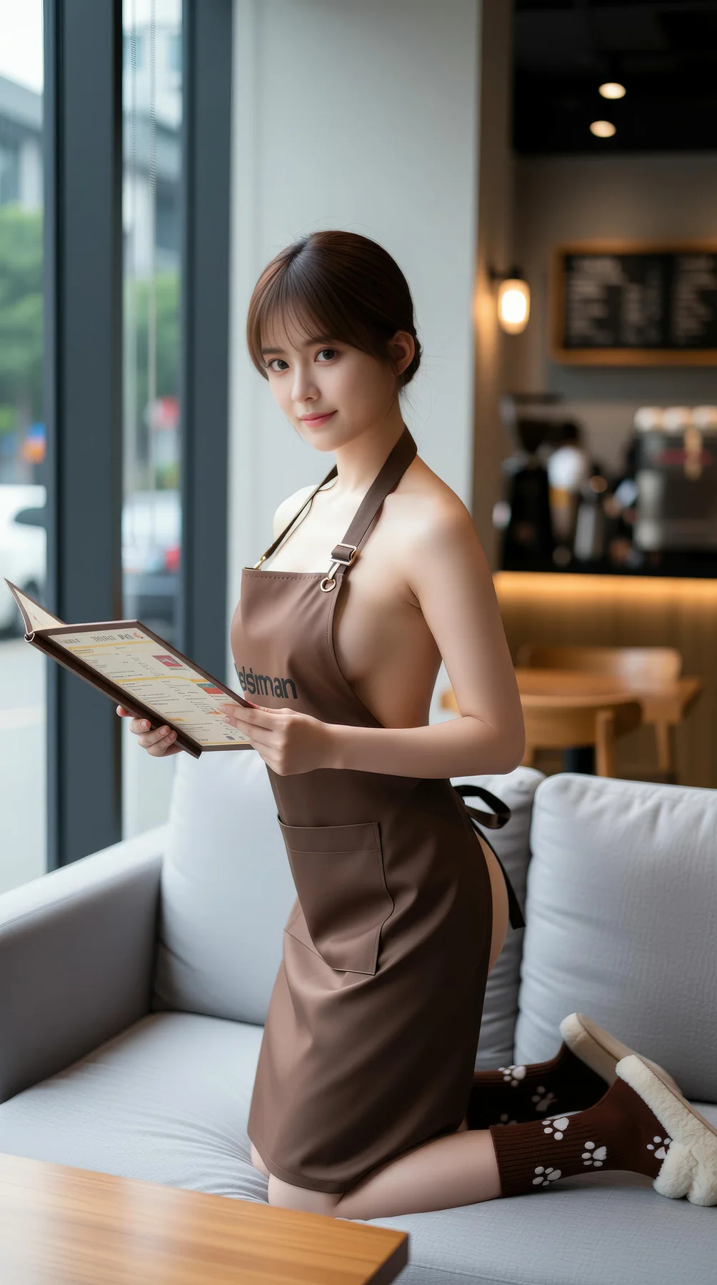 AIG  No.121 奶盖布丁luna 咖啡店爆乳美女店员 - 68