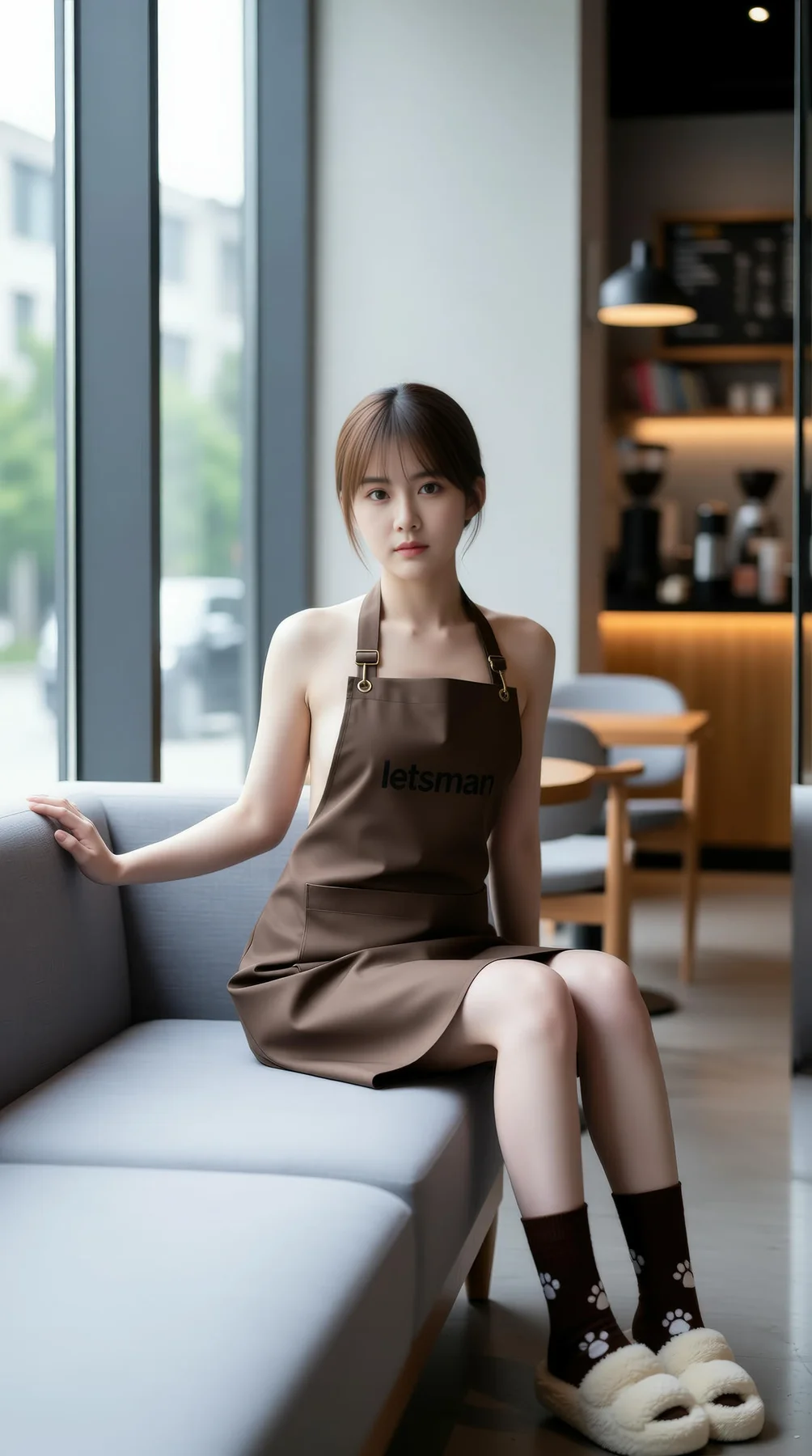 AIG  No.121 奶盖布丁luna 咖啡店爆乳美女店员 - 73