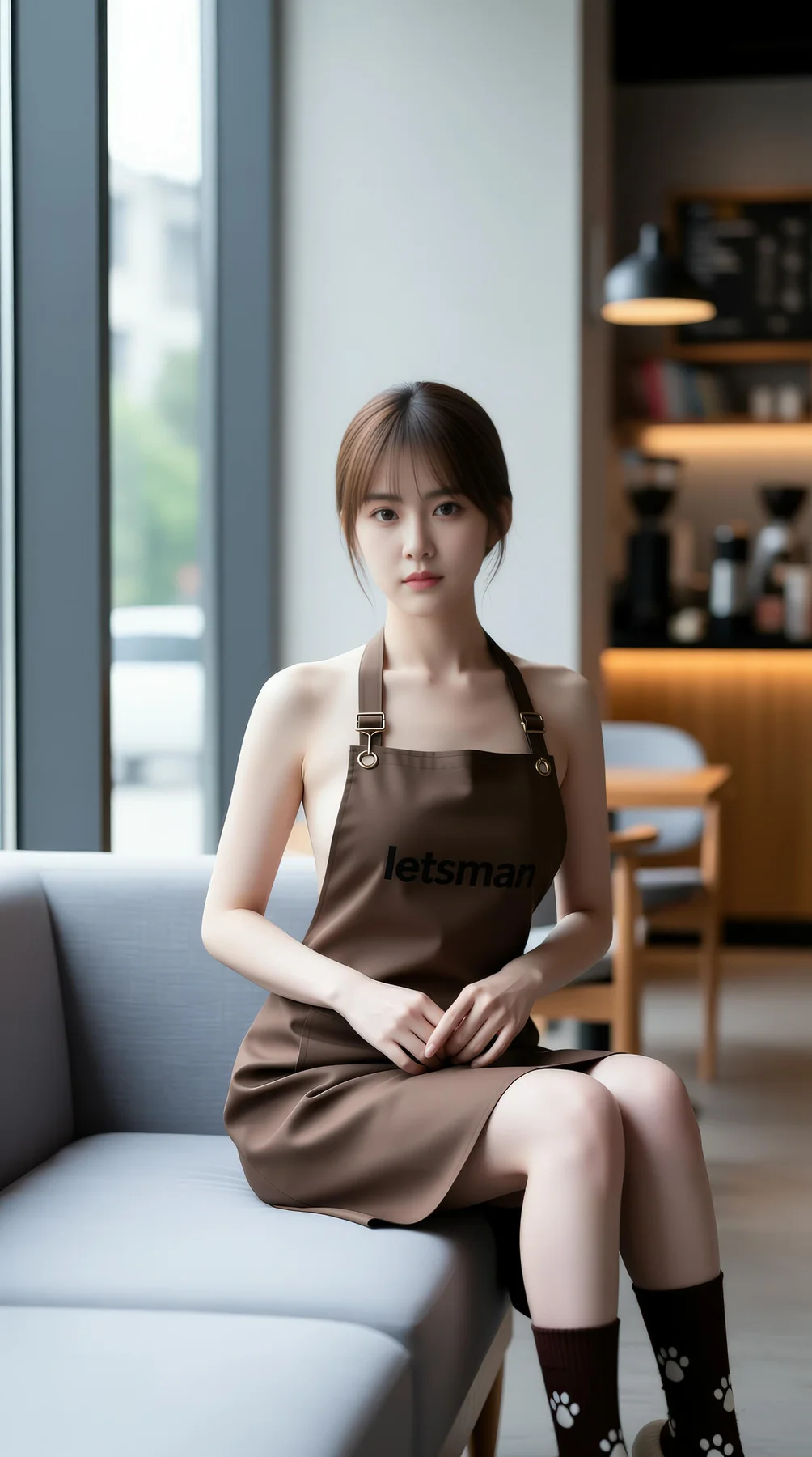 AIG  No.121 奶盖布丁luna 咖啡店爆乳美女店员 - 74