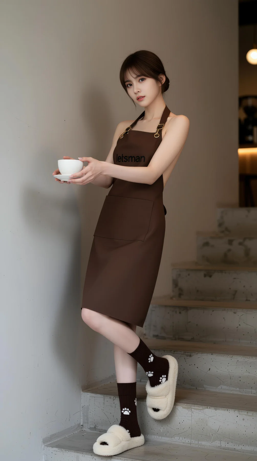 AIG  No.121 奶盖布丁luna 咖啡店爆乳美女店员 - 87