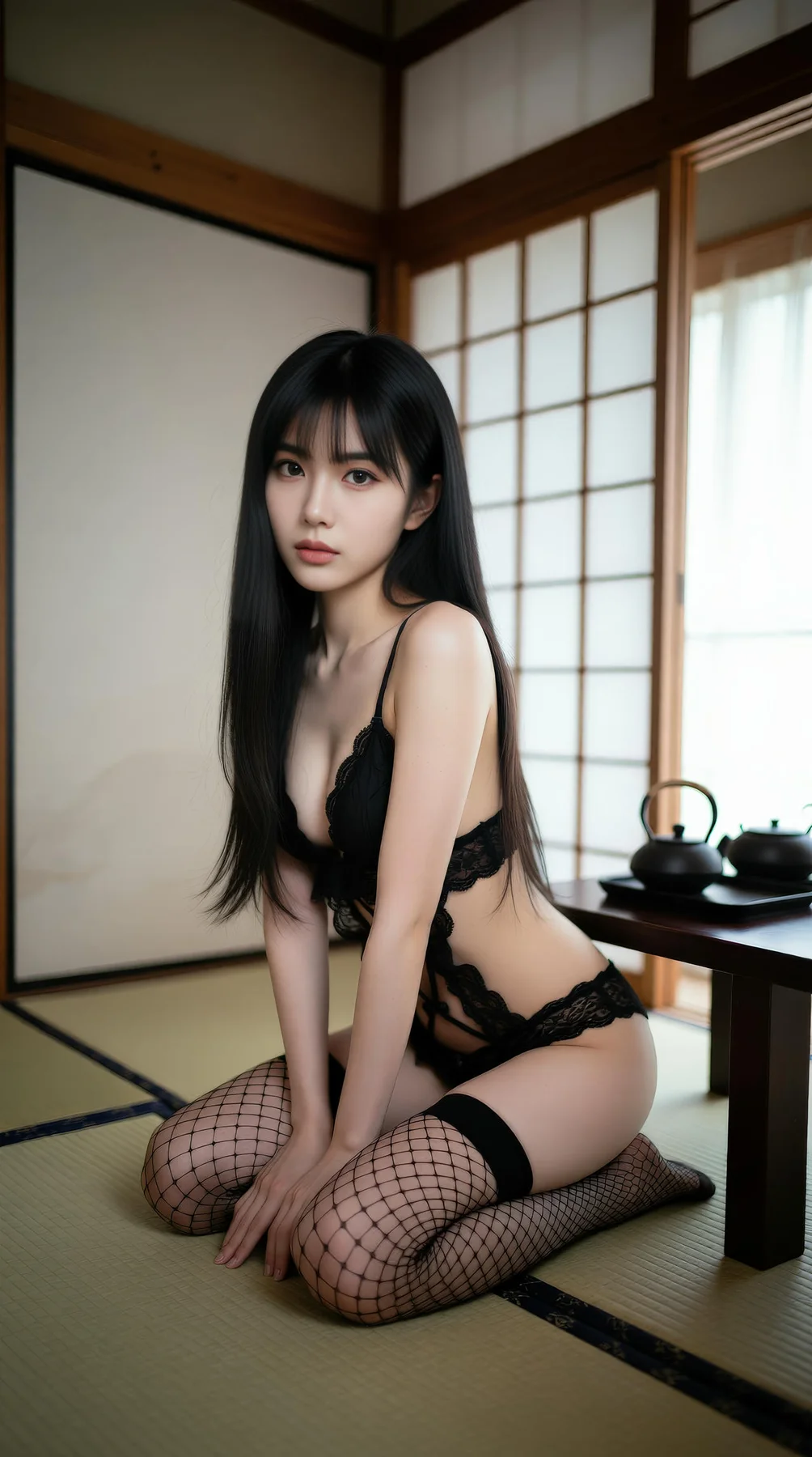 AIG  No.122 美女民宿网袜黑丝私房 - 43