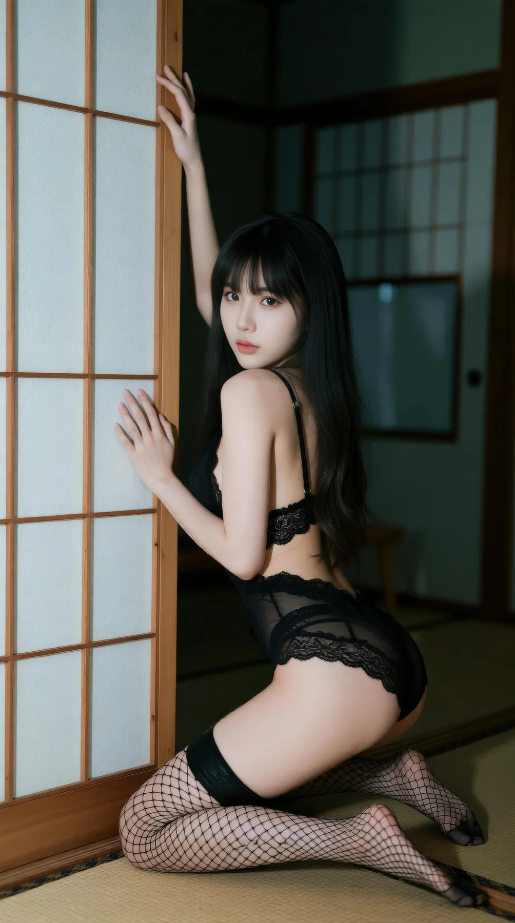AIG  No.122 美女民宿网袜黑丝私房 - 49