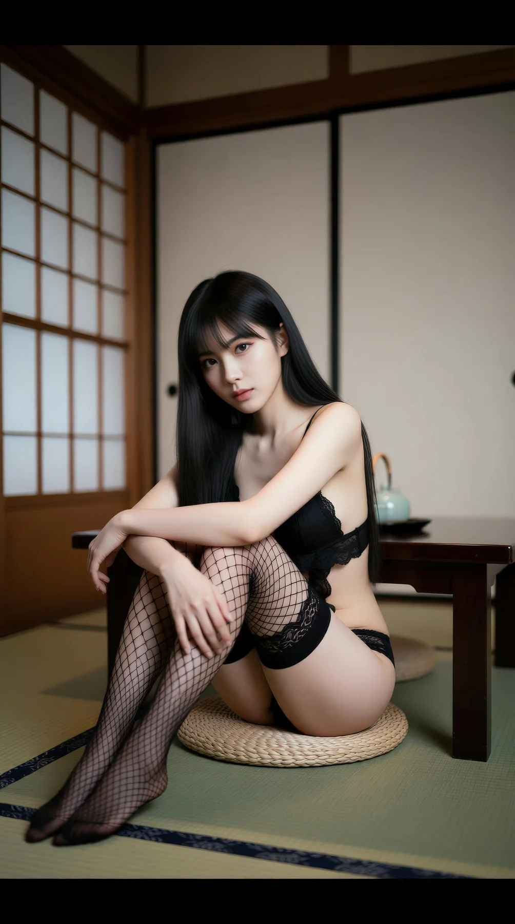 AIG  No.122 美女民宿网袜黑丝私房 - 60