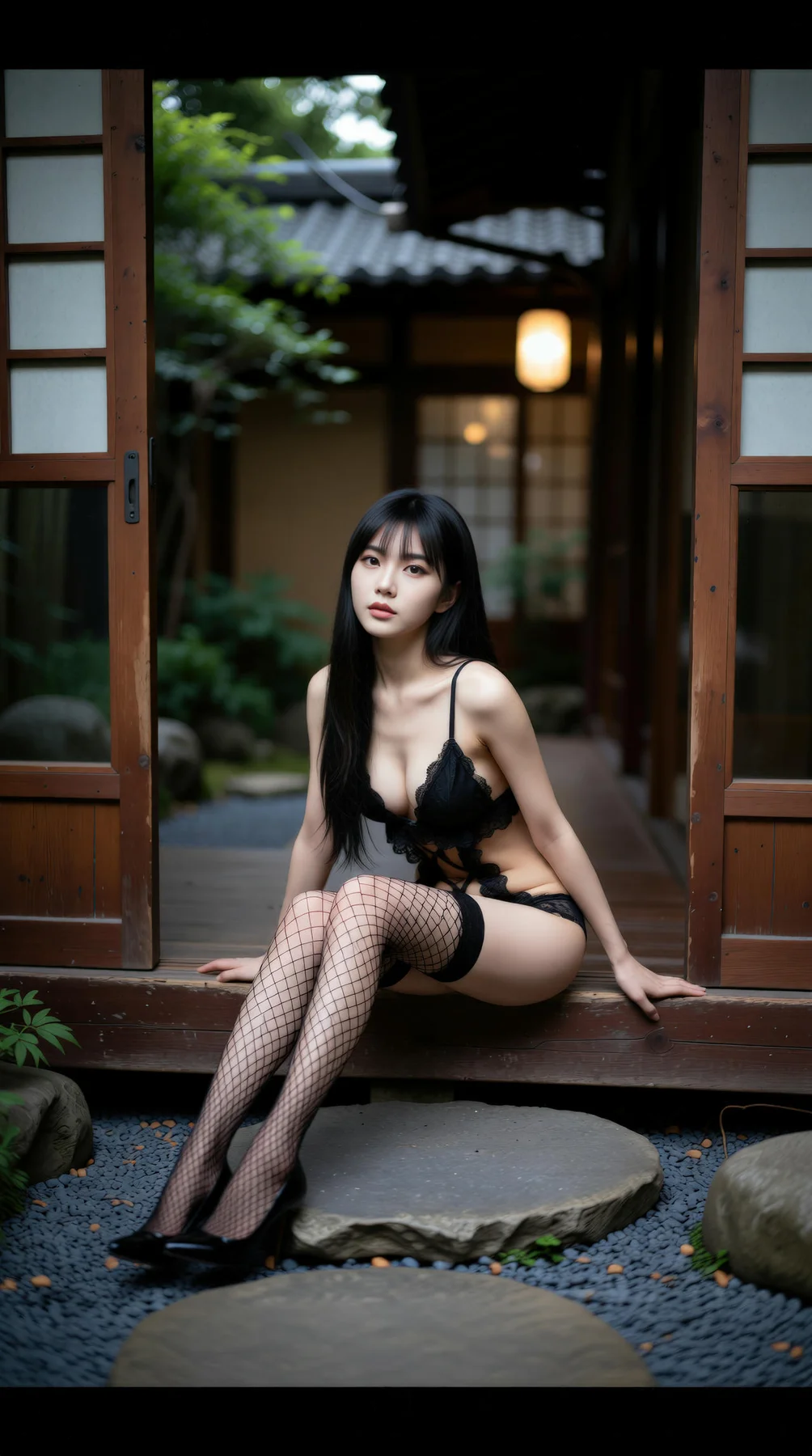 AIG  No.122 美女民宿网袜黑丝私房 - 78