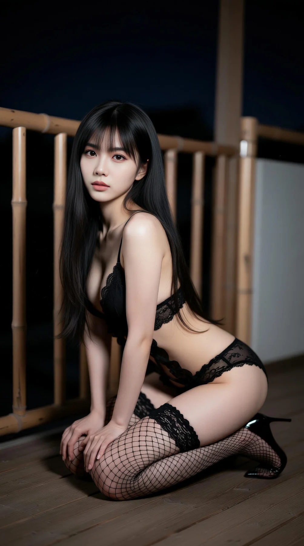 AIG  No.122 美女民宿网袜黑丝私房 - 86