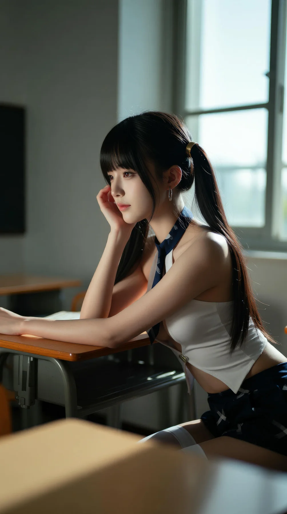 AIG  No.125 柚柚sasa 教室美乳制服爆乳少女 - 33