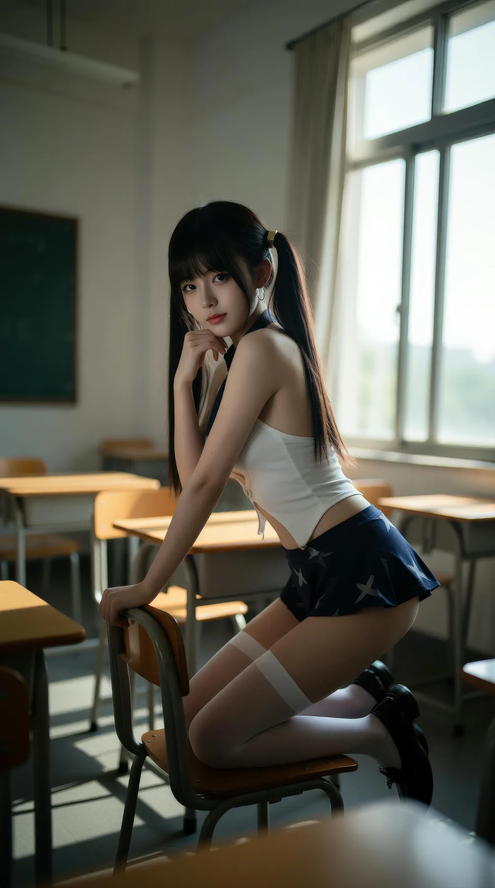 AIG  No.125 柚柚sasa 教室美乳制服爆乳少女 - 48