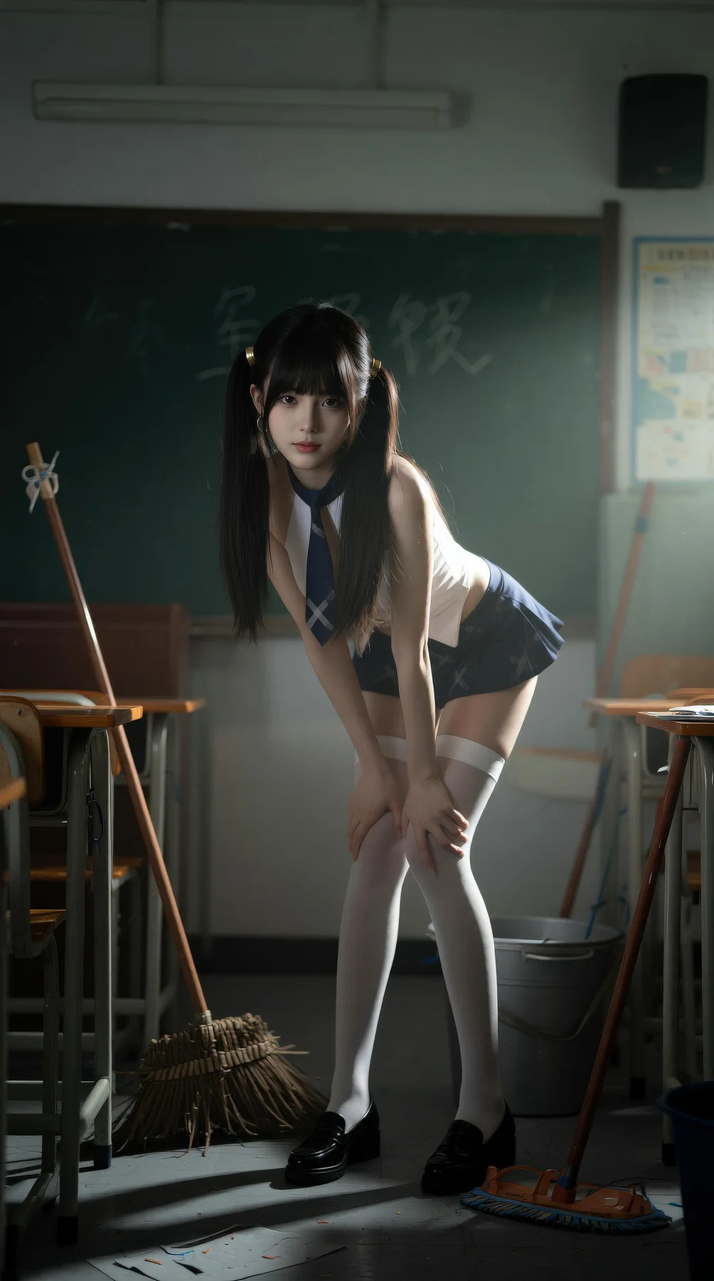 AIG  No.125 柚柚sasa 教室美乳制服爆乳少女 - 52