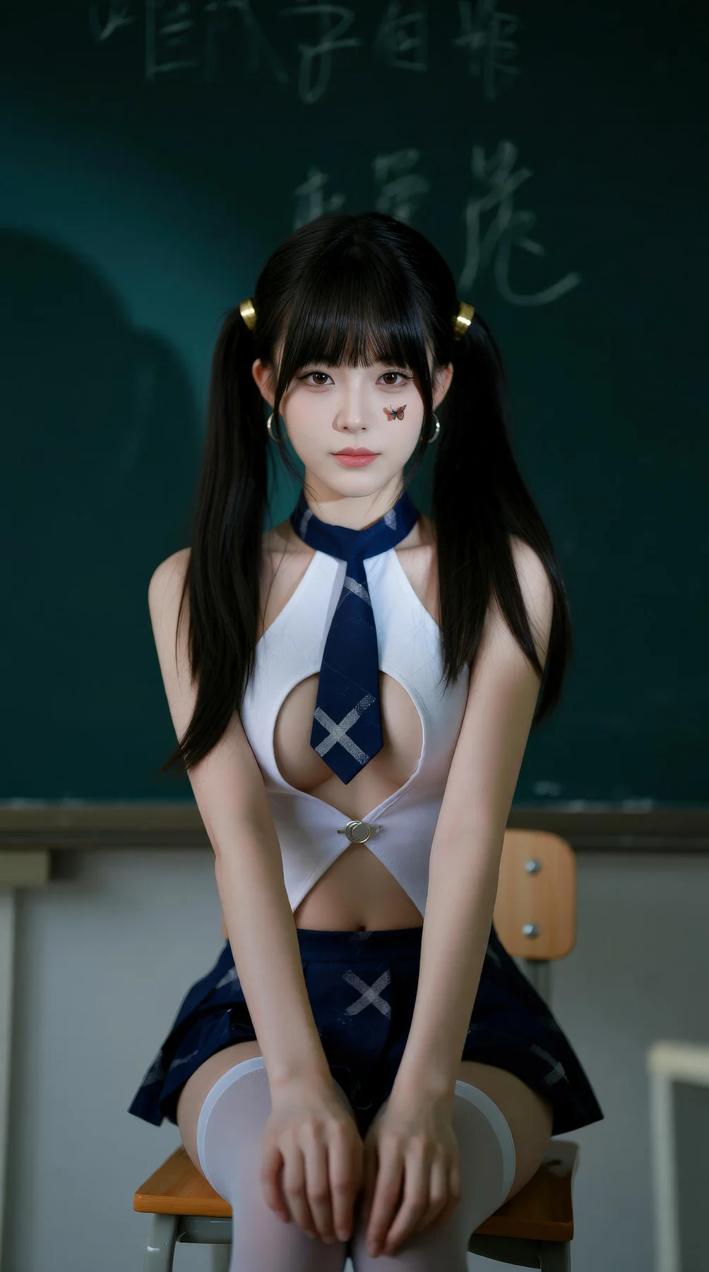 AIG  No.125 柚柚sasa 教室美乳制服爆乳少女 - 54