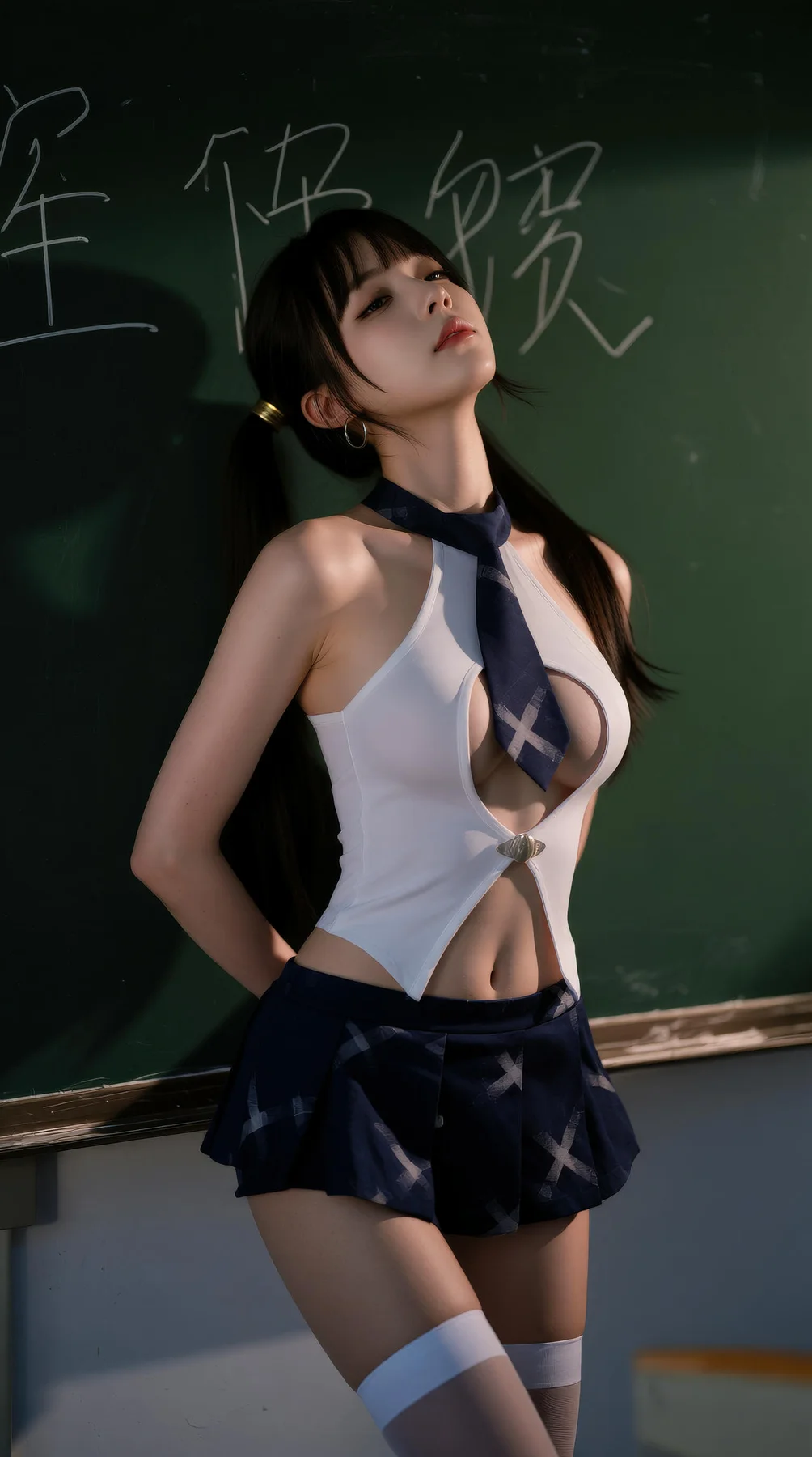 AIG  No.125 柚柚sasa 教室美乳制服爆乳少女 - 55