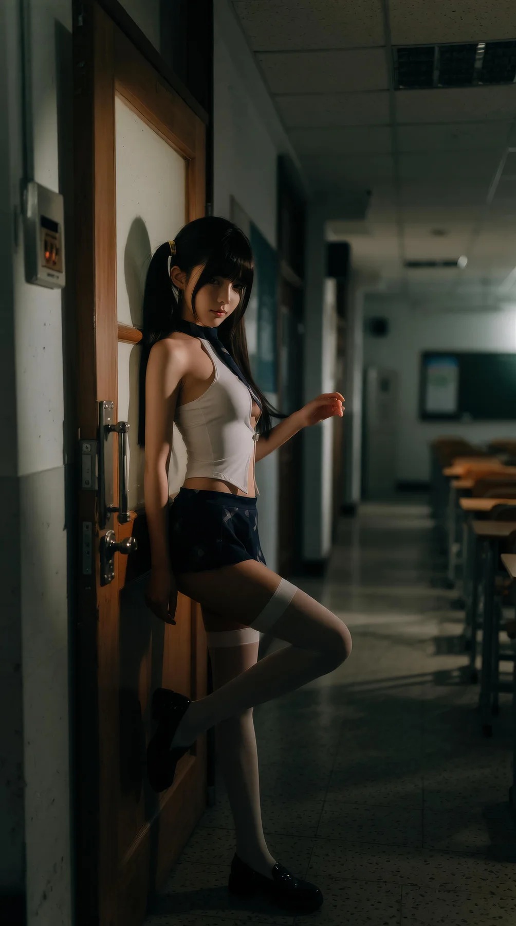AIG  No.125 柚柚sasa 教室美乳制服爆乳少女 - 62