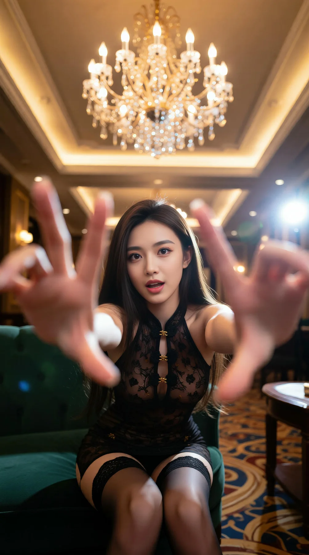 AIG  No.127 猫猫er豪华赌城黑丝美女 - 21