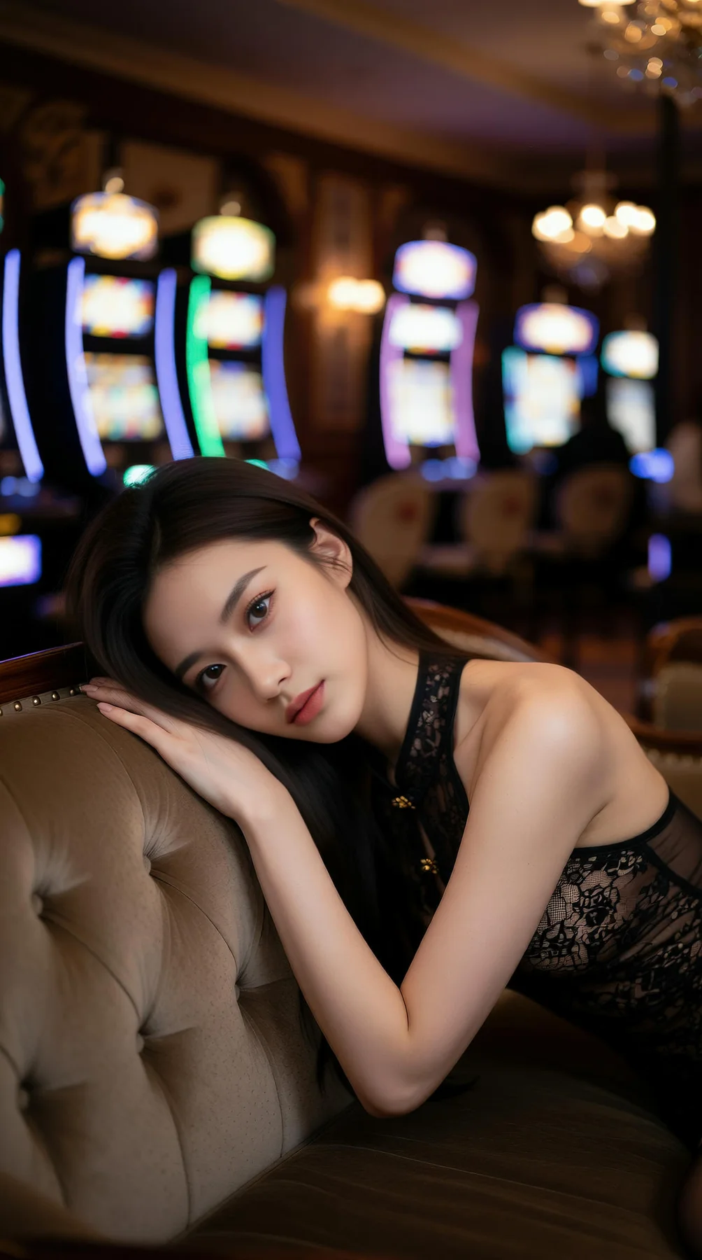 AIG  No.127 猫猫er豪华赌城黑丝美女 - 25