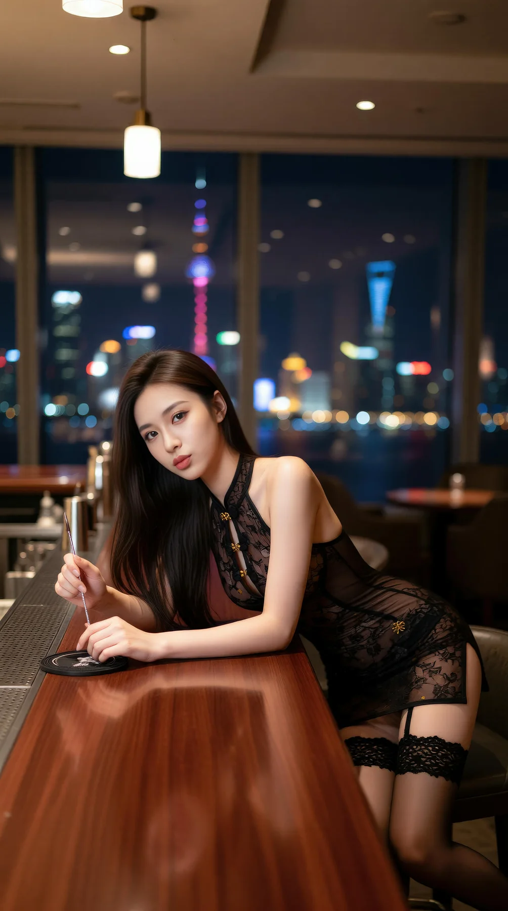 AIG  No.127 猫猫er豪华赌城黑丝美女 - 64
