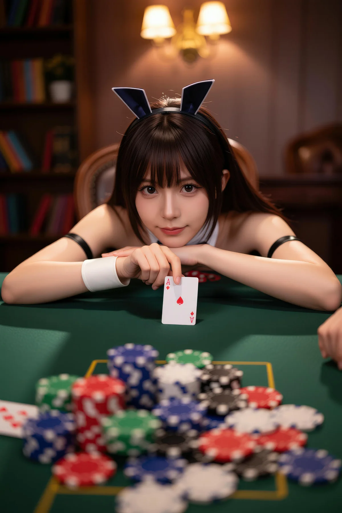 AIG  No.133 茗梓黑金赌场兔女郎 - 13