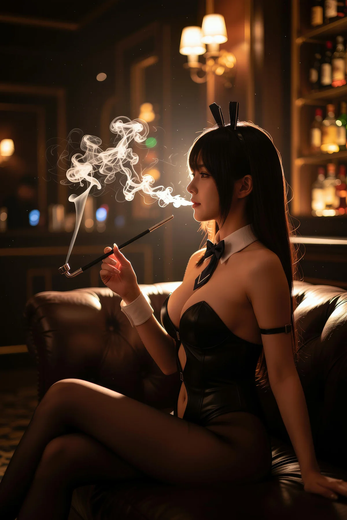 AIG  No.133 茗梓黑金赌场兔女郎 - 24