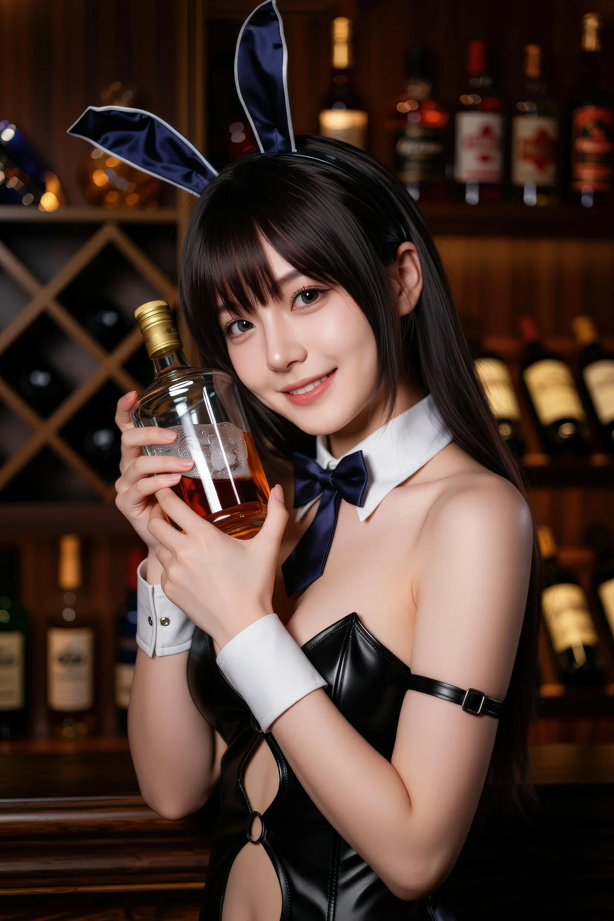 AIG  No.133 茗梓黑金赌场兔女郎 - 42