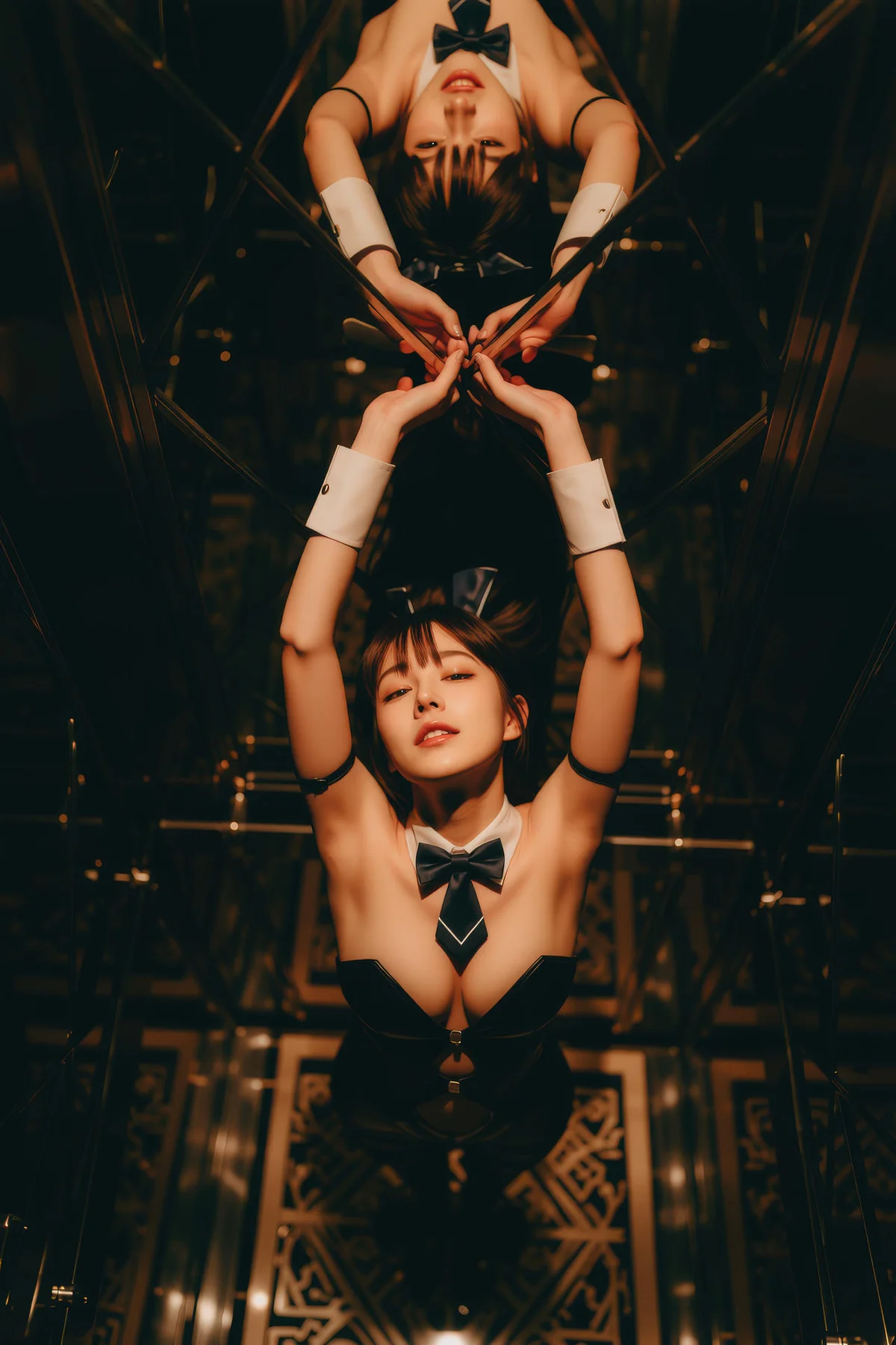 AIG  No.133 茗梓黑金赌场兔女郎 - 46