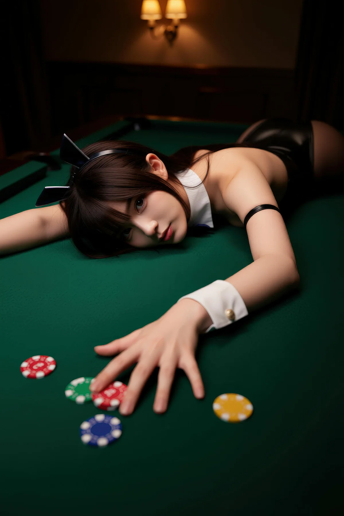 AIG  No.133 茗梓黑金赌场兔女郎 - 68