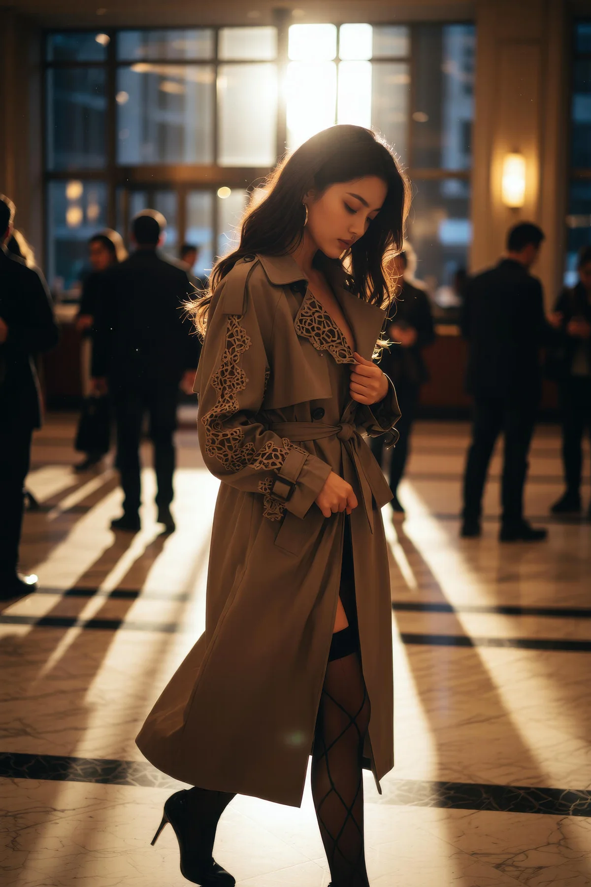 AIG  No.137 乐瑶风衣美腿黑丝写真 - 21