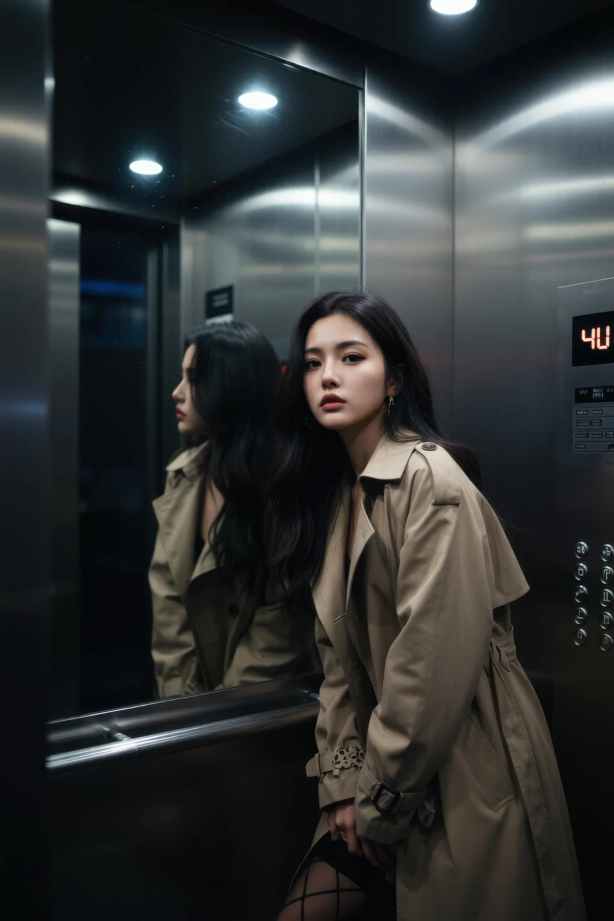 AIG  No.137 乐瑶风衣美腿黑丝写真 - 23