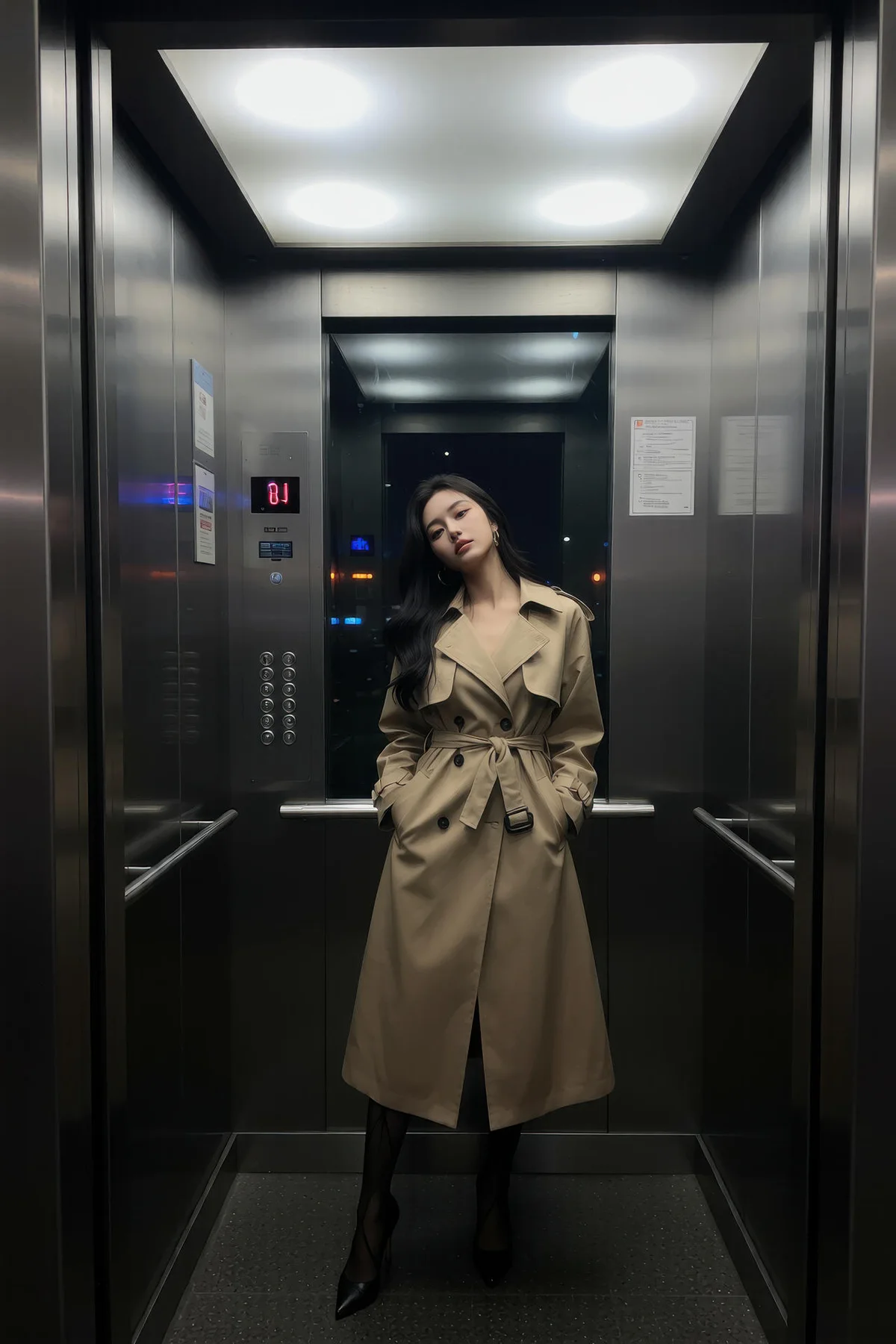 AIG  No.137 乐瑶风衣美腿黑丝写真 - 24