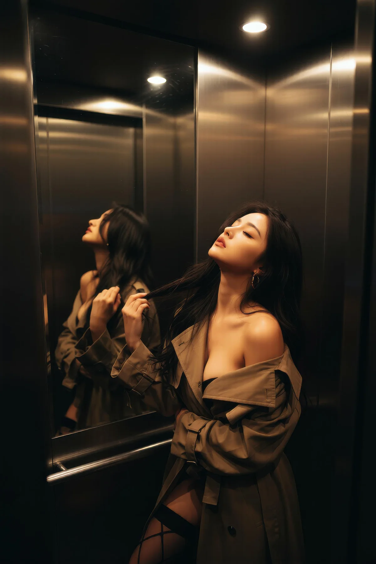 AIG  No.137 乐瑶风衣美腿黑丝写真 - 52