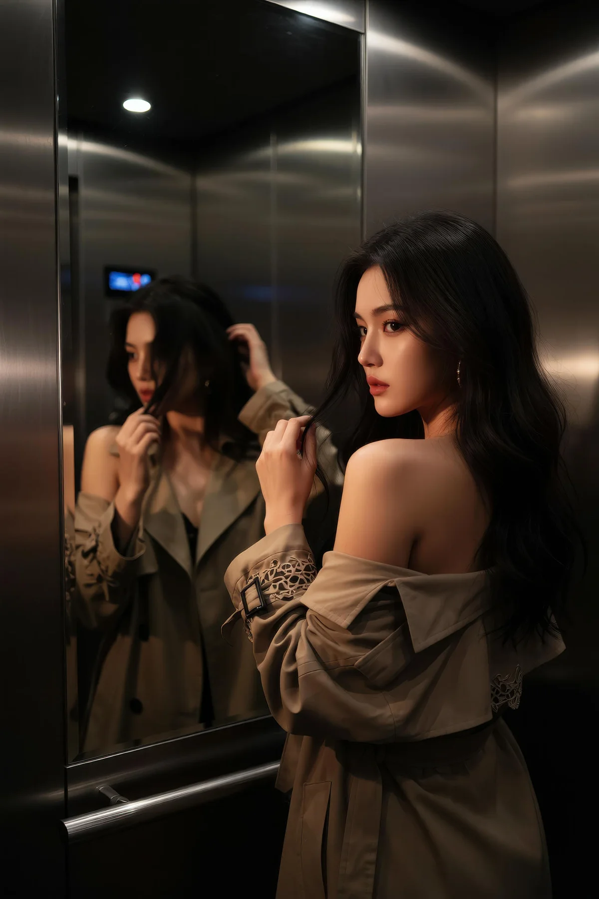 AIG  No.137 乐瑶风衣美腿黑丝写真 - 53