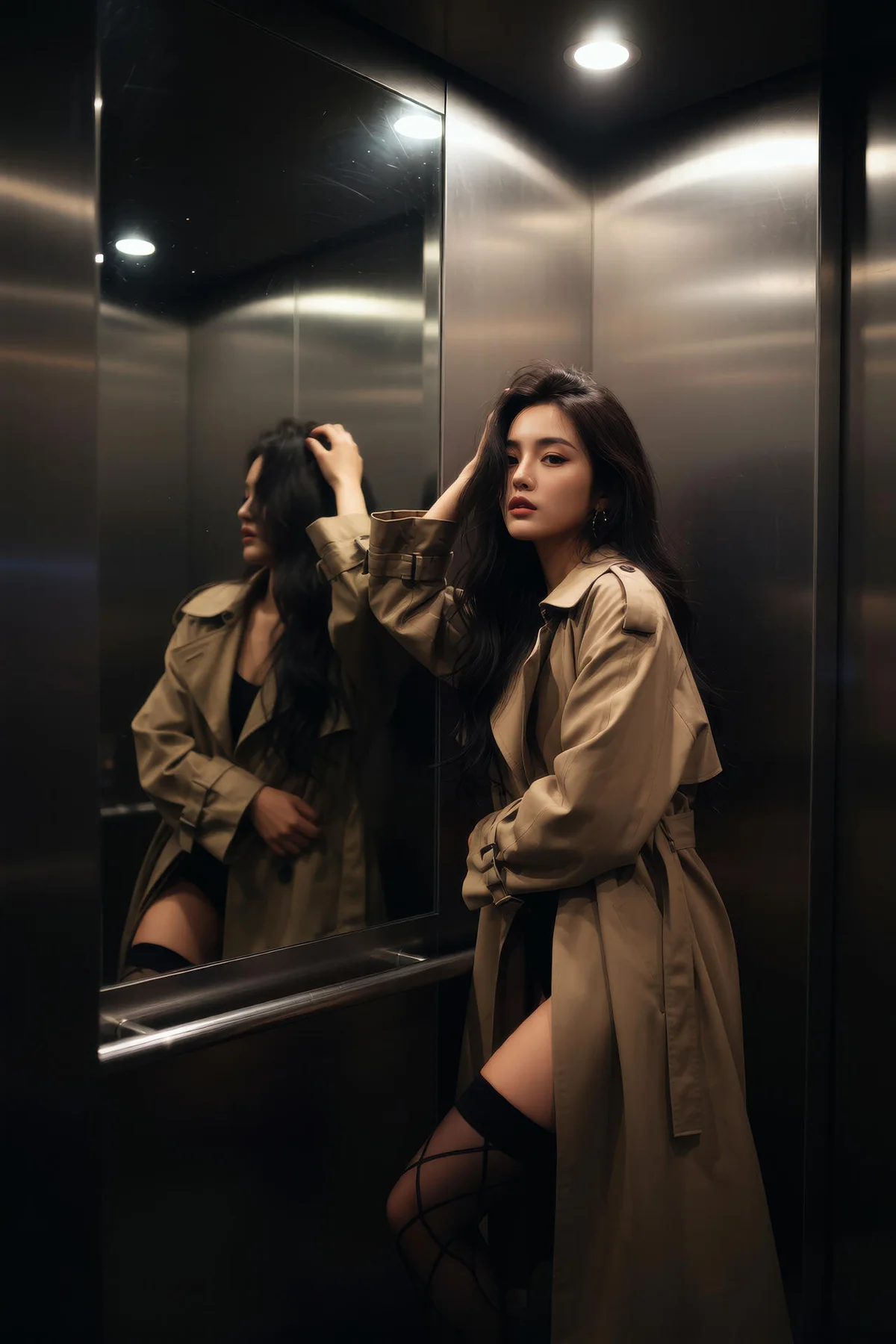 AIG  No.137 乐瑶风衣美腿黑丝写真 - 57