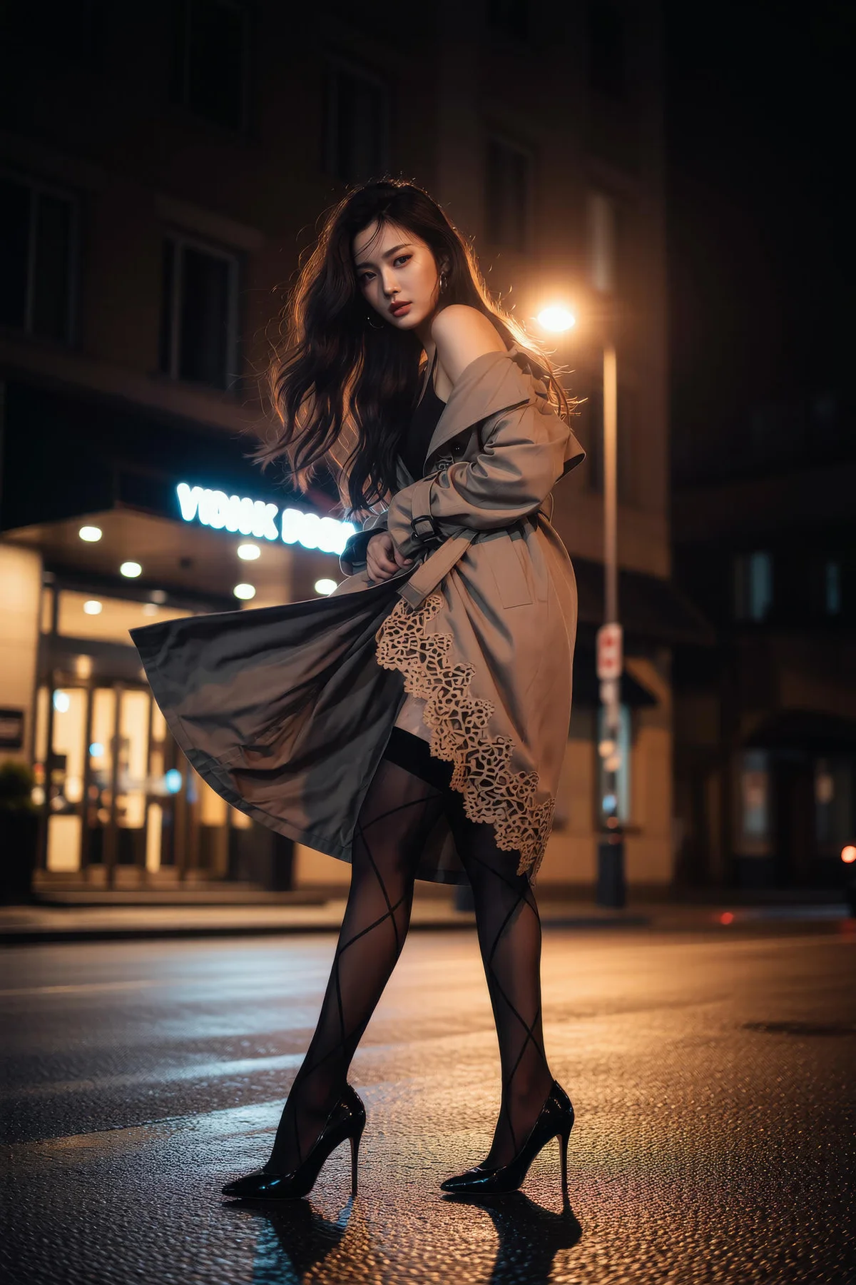 AIG  No.137 乐瑶风衣美腿黑丝写真 - 60
