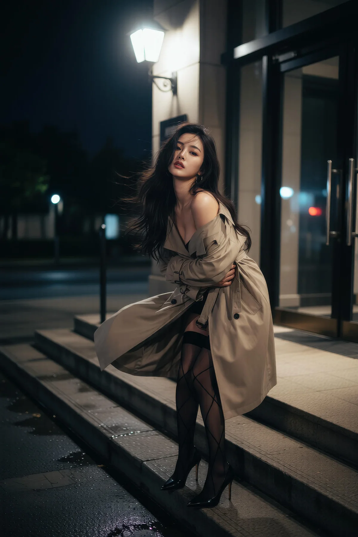 AIG  No.137 乐瑶风衣美腿黑丝写真 - 61
