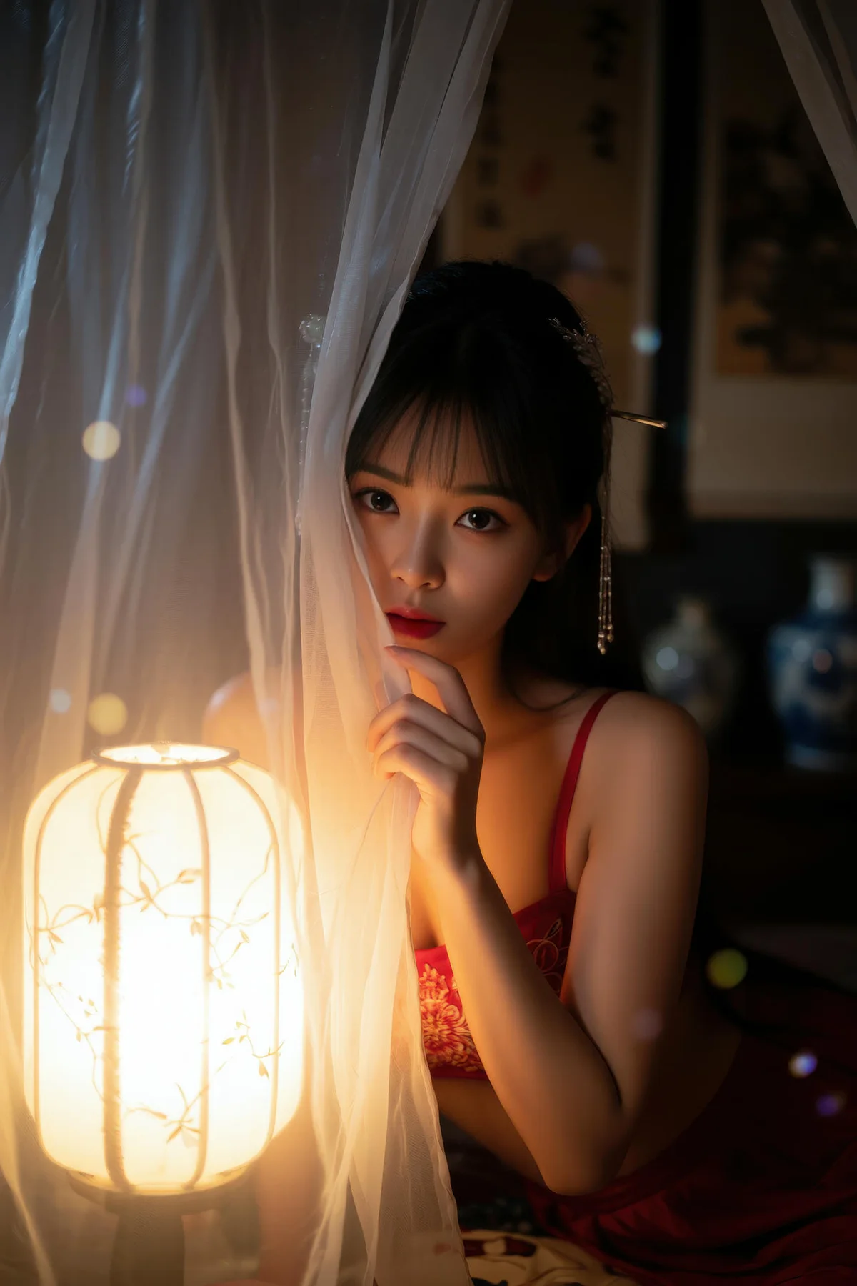 AIG  No.138 猫猫er古装红裙性感写真 - 3