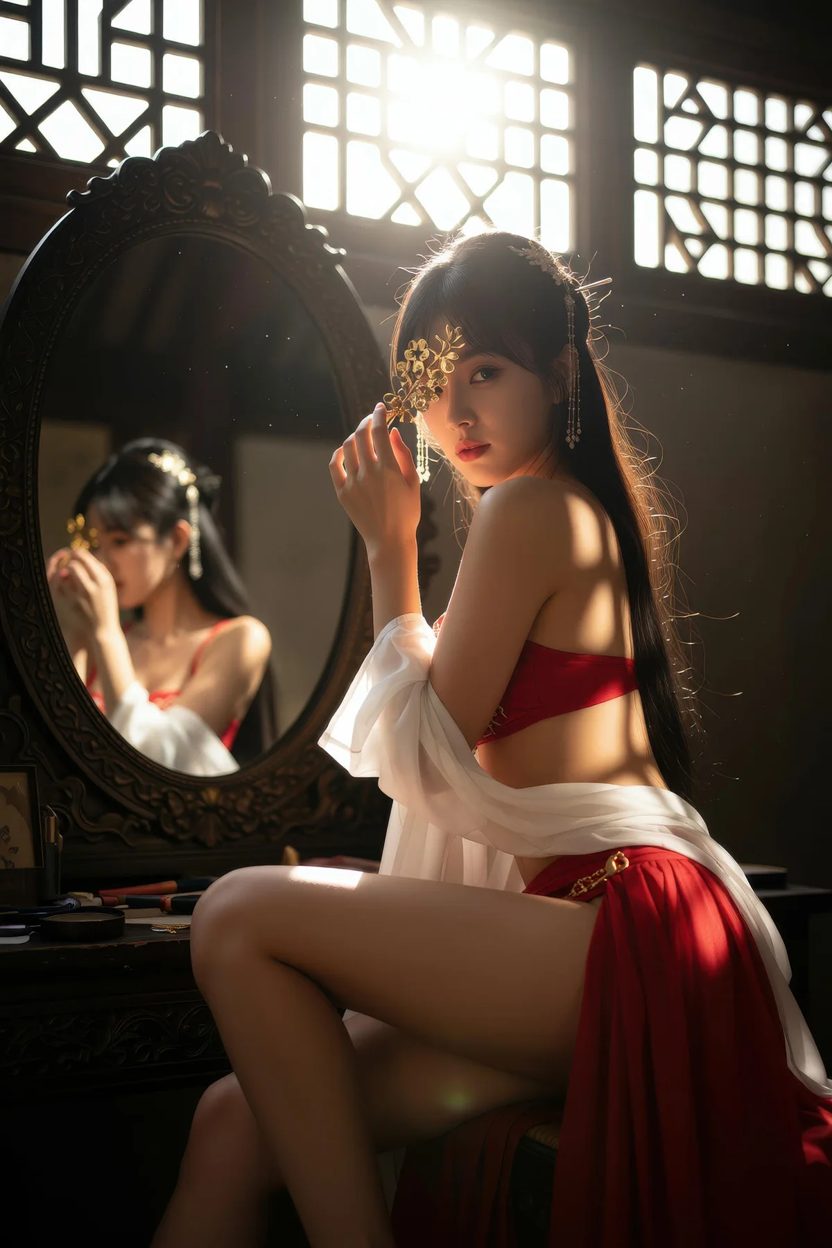 AIG  No.138 猫猫er古装红裙性感写真 - 28