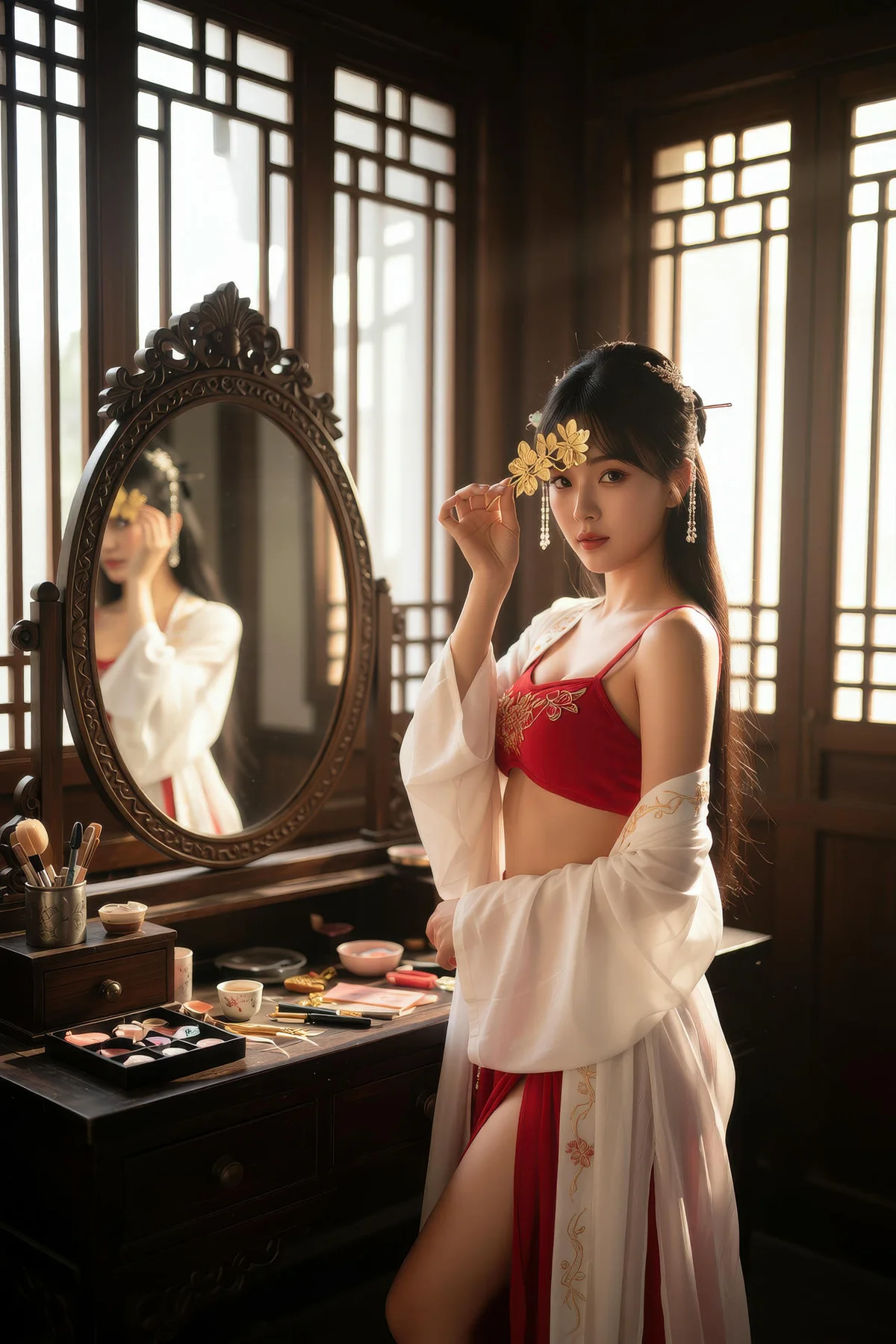 AIG  No.138 猫猫er古装红裙性感写真 - 30