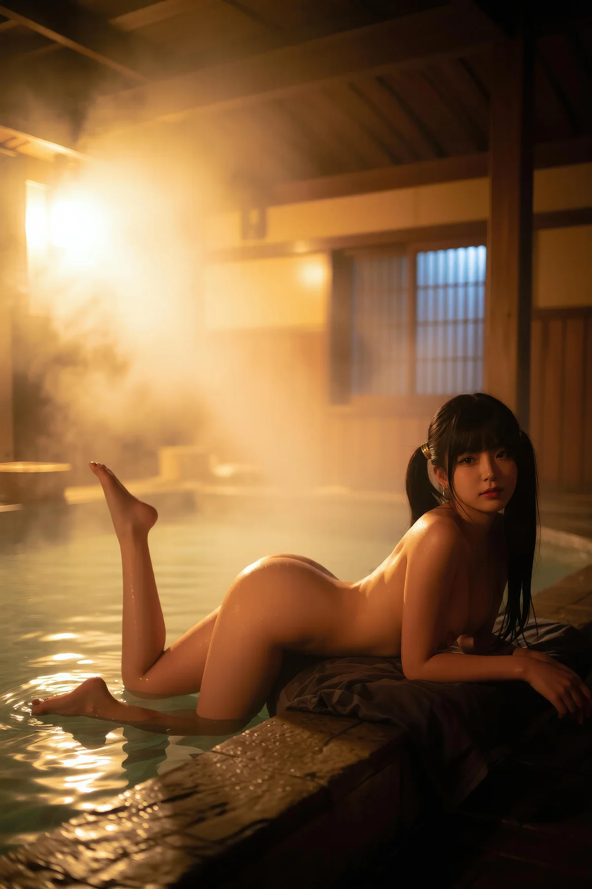AIG  No.139 柚柚sasa 温泉玉体湿身写真 - 39