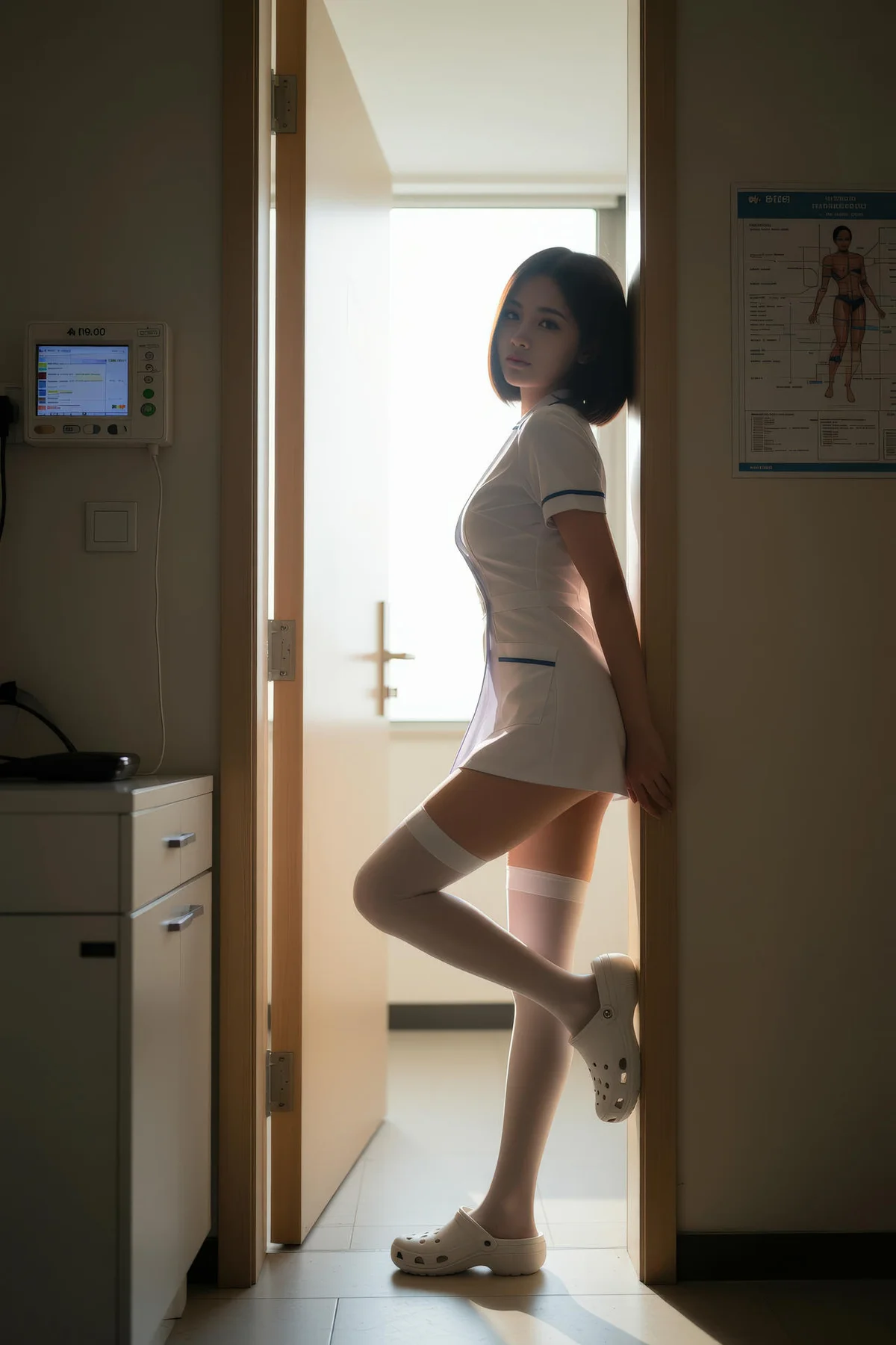 AIG  No.140 淑儿护士制服短发美女 - 17