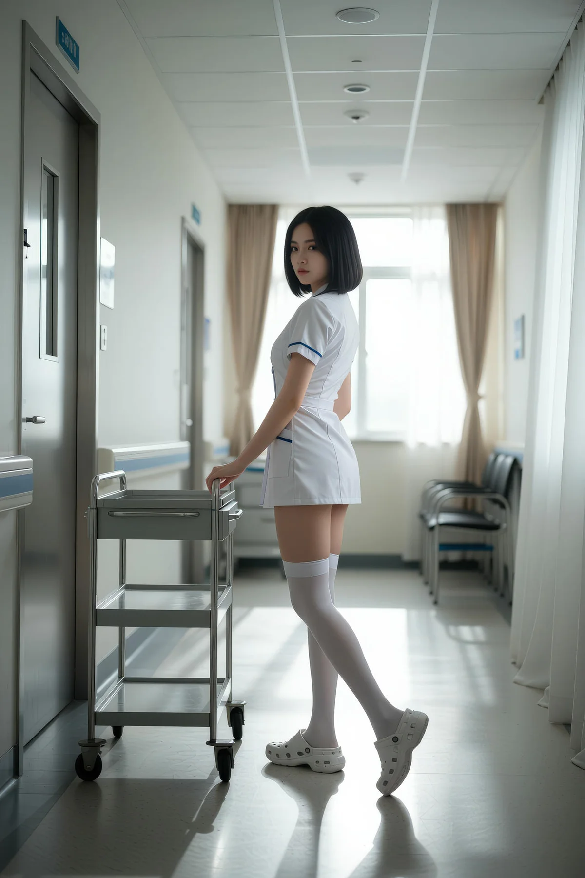 AIG  No.140 淑儿护士制服短发美女 - 33