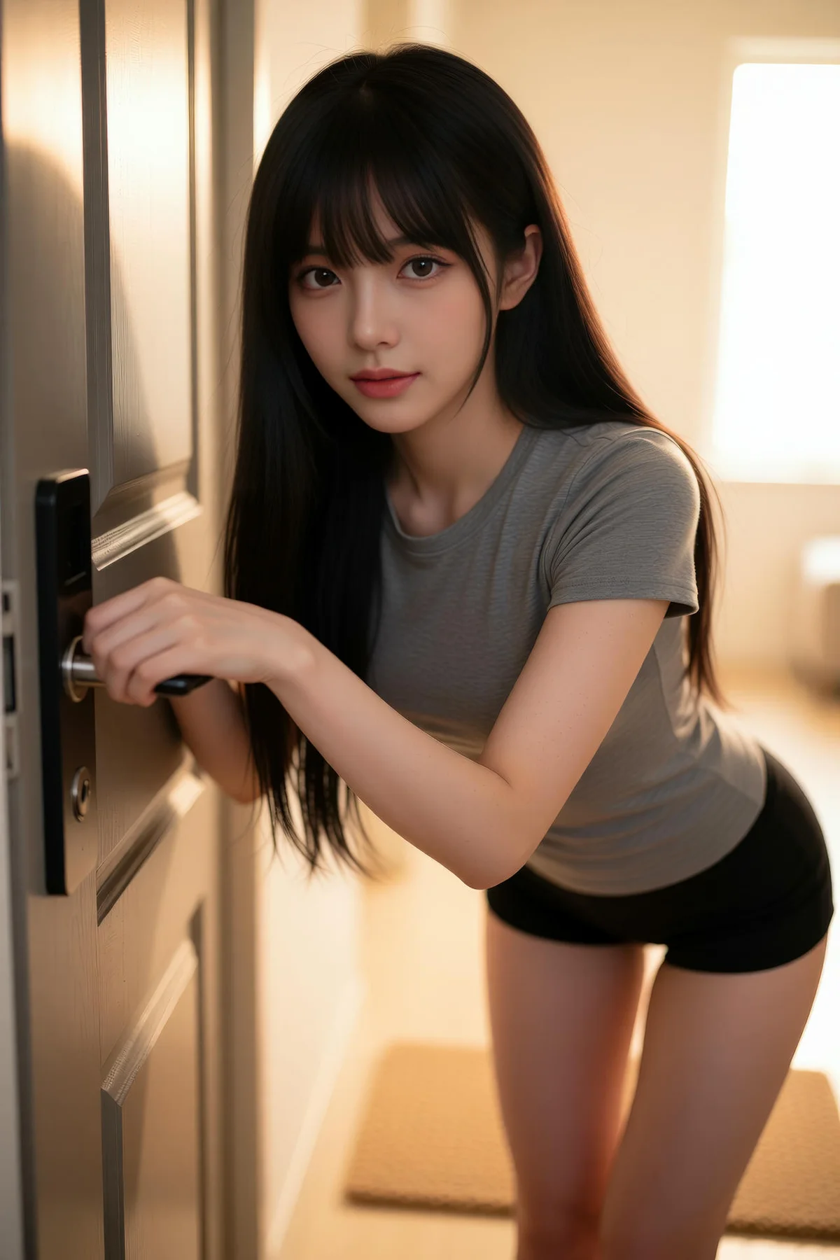 AIG  No.144 米妹紧身上衣t翘臀 - 43