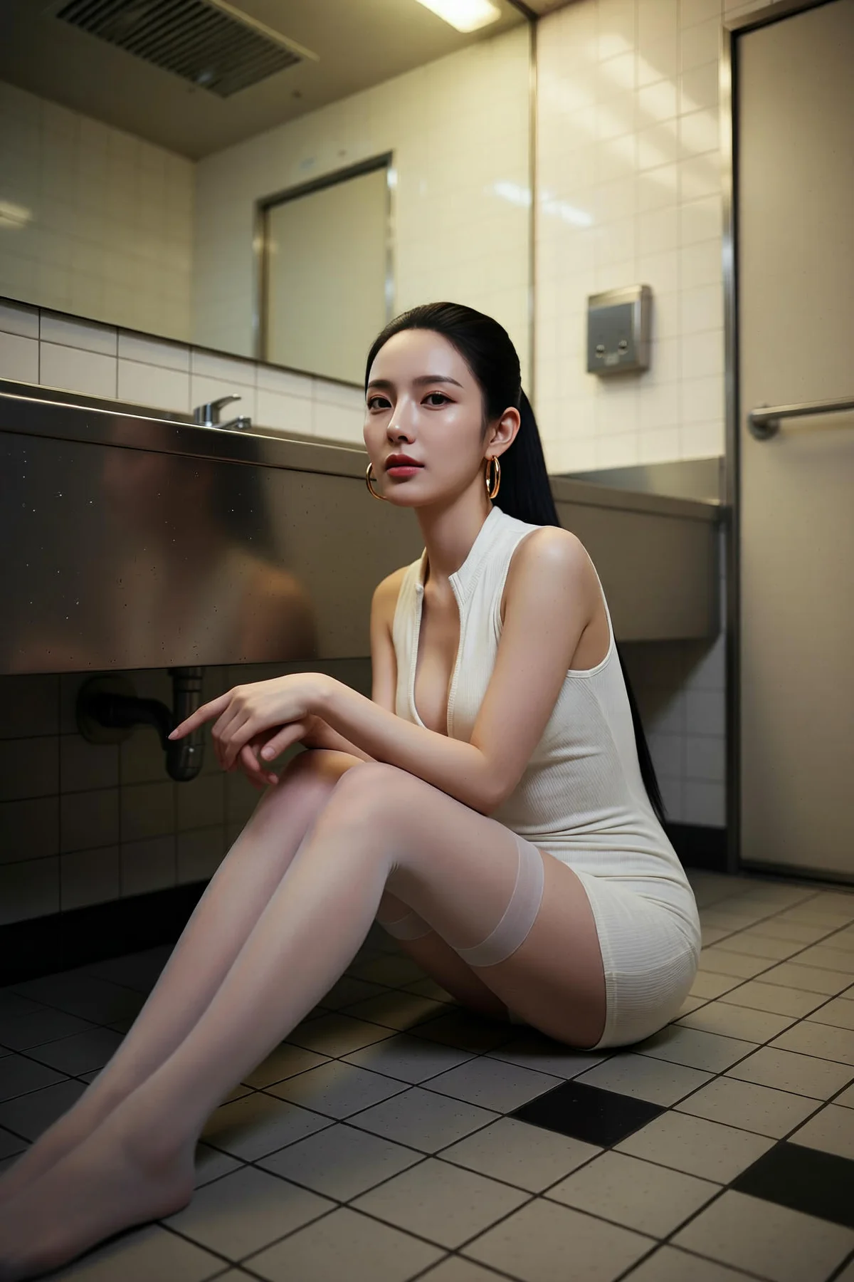 AIG  No.146 米妹白色紧身裙写真 - 52