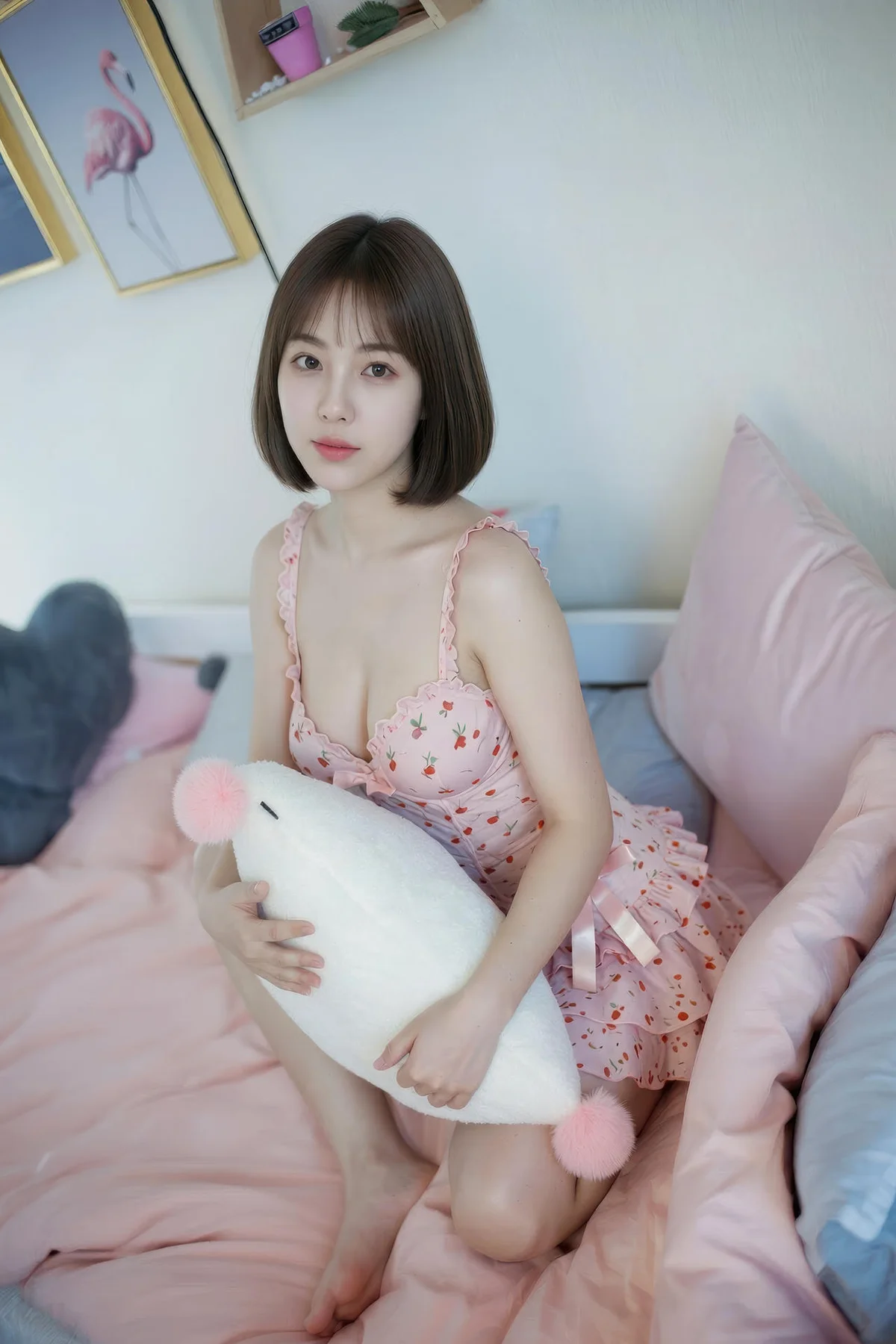 AIG  No.153 小乔不乔碎花比基尼酥胸美乳 - 74
