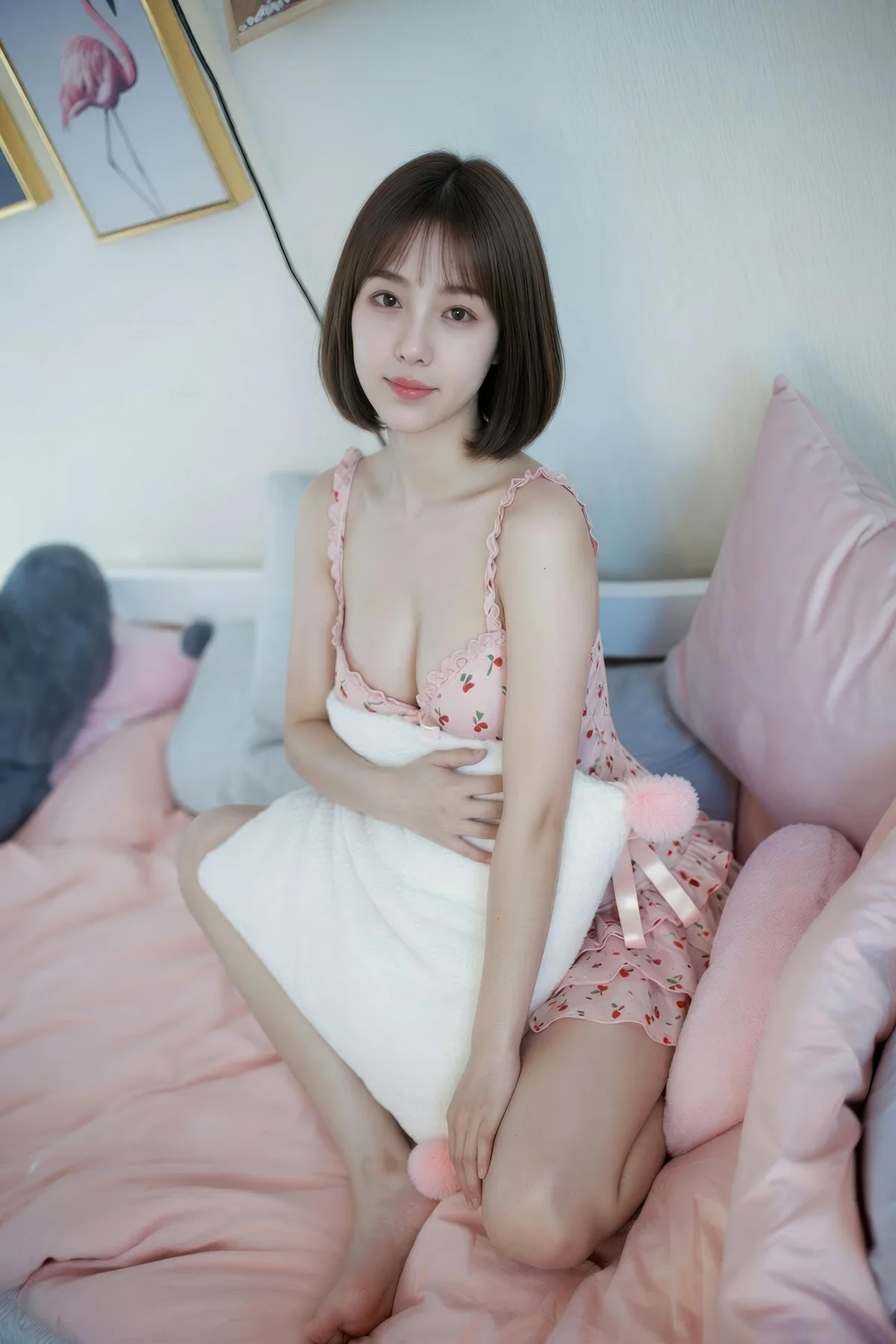 AIG  No.153 小乔不乔碎花比基尼酥胸美乳 - 75
