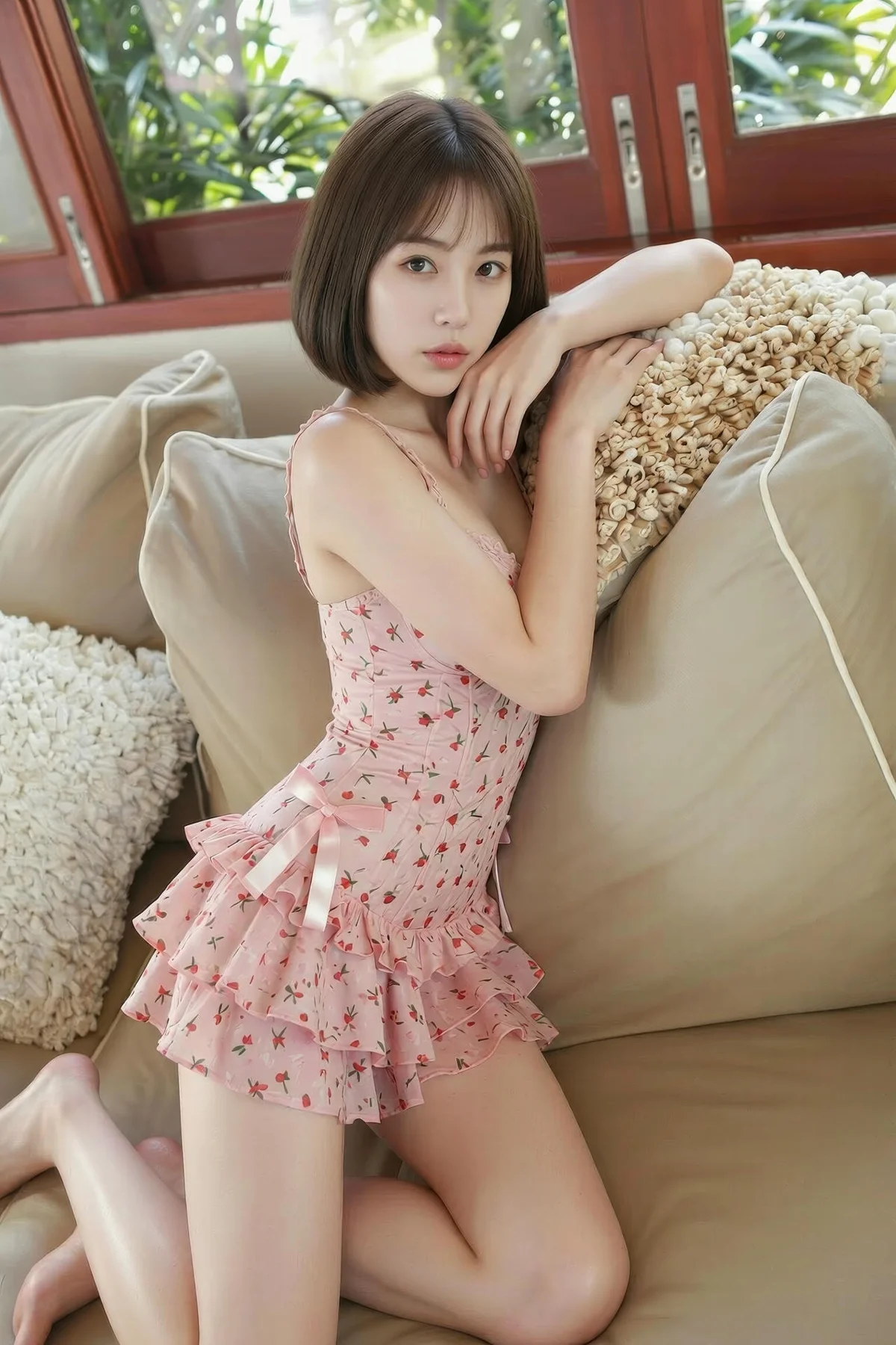 AIG  No.153 小乔不乔碎花比基尼酥胸美乳 - 92