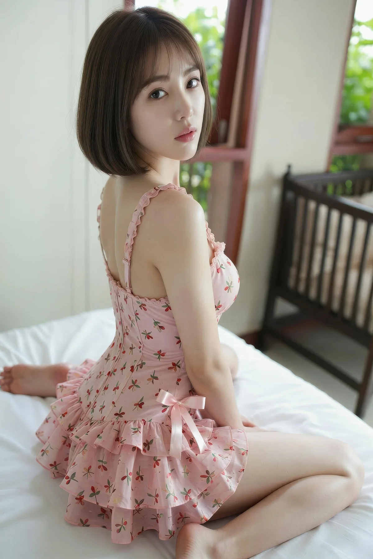 AIG  No.153 小乔不乔碎花比基尼酥胸美乳 - 95