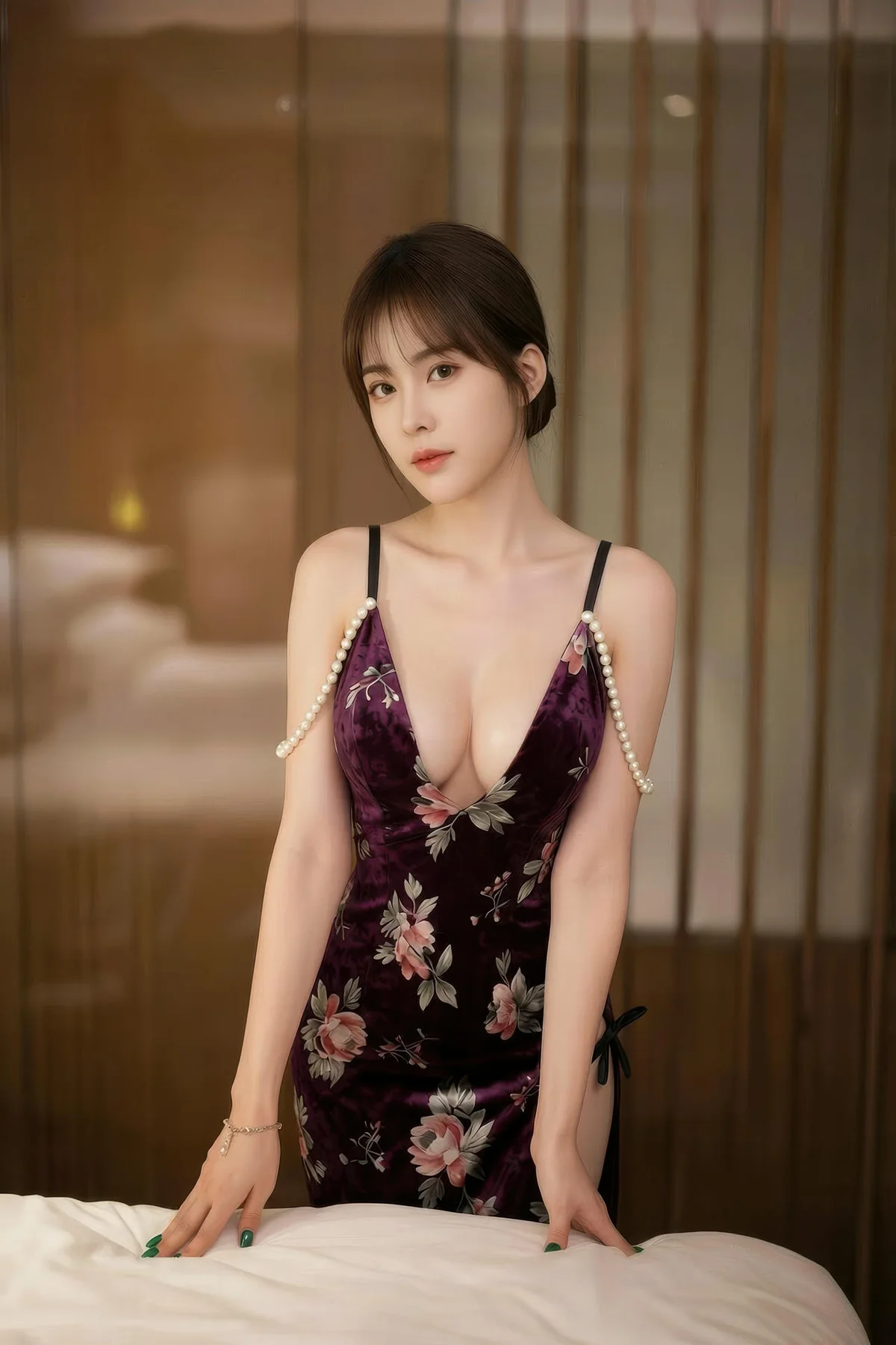 AIG  No.160 奶盖布丁luna酥胸旗袍写真 - 62