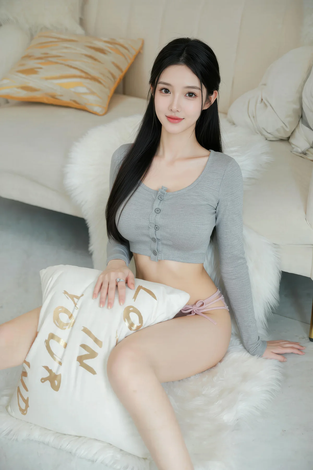 AIG  No.174 猫猫er美腿粉色内衣 - 20