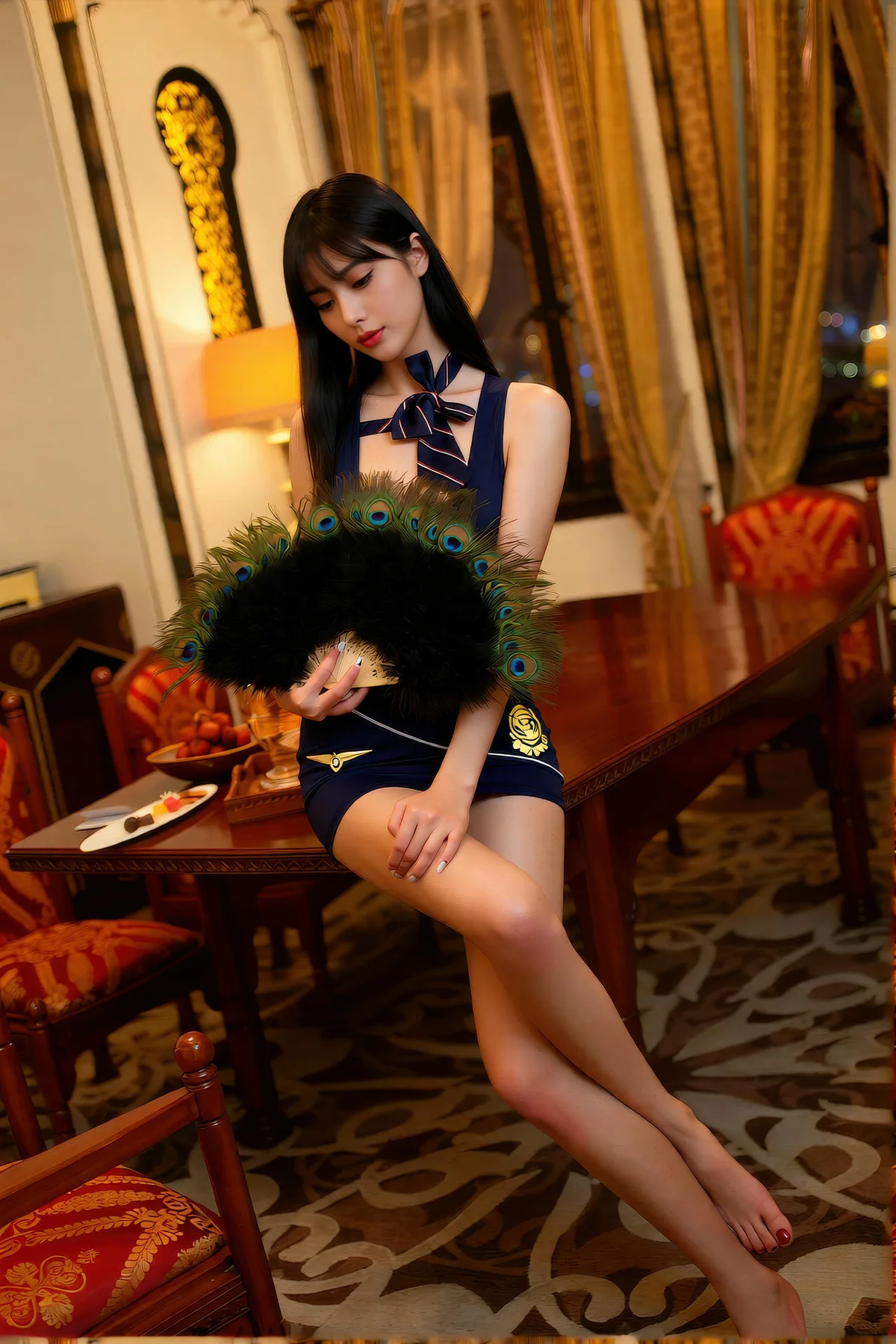 AIG  No.181 茗梓连体衣空姐爆乳 - 15