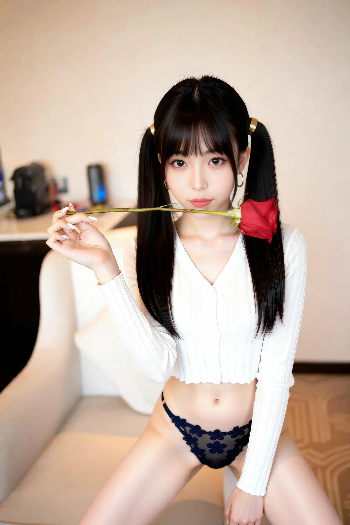 AIG  No.186 柚柚sasa蕾丝内衣俏皮少女 - 21