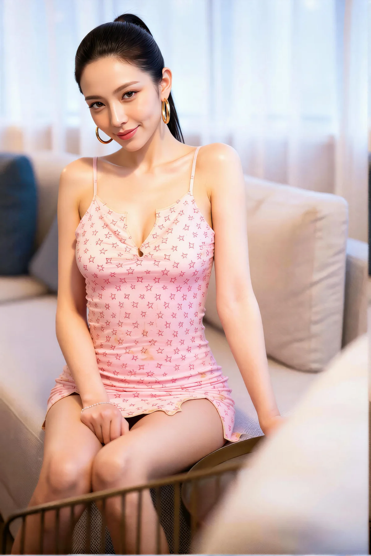 AIG  No.191 米妹爆乳粉色紧身裙 - 22