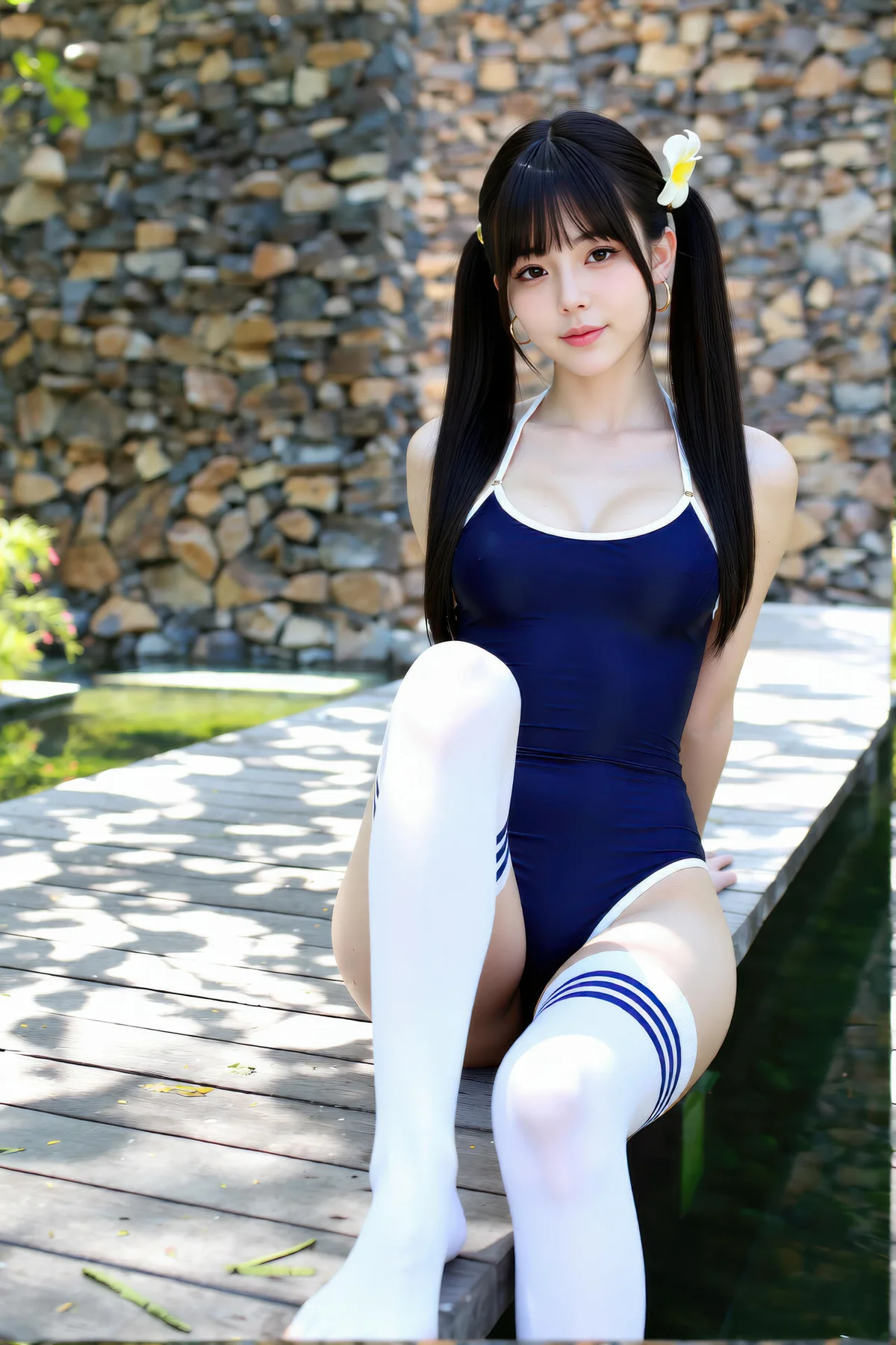 AIG  No.199 柚柚sasa美女白丝户外写真 - 23
